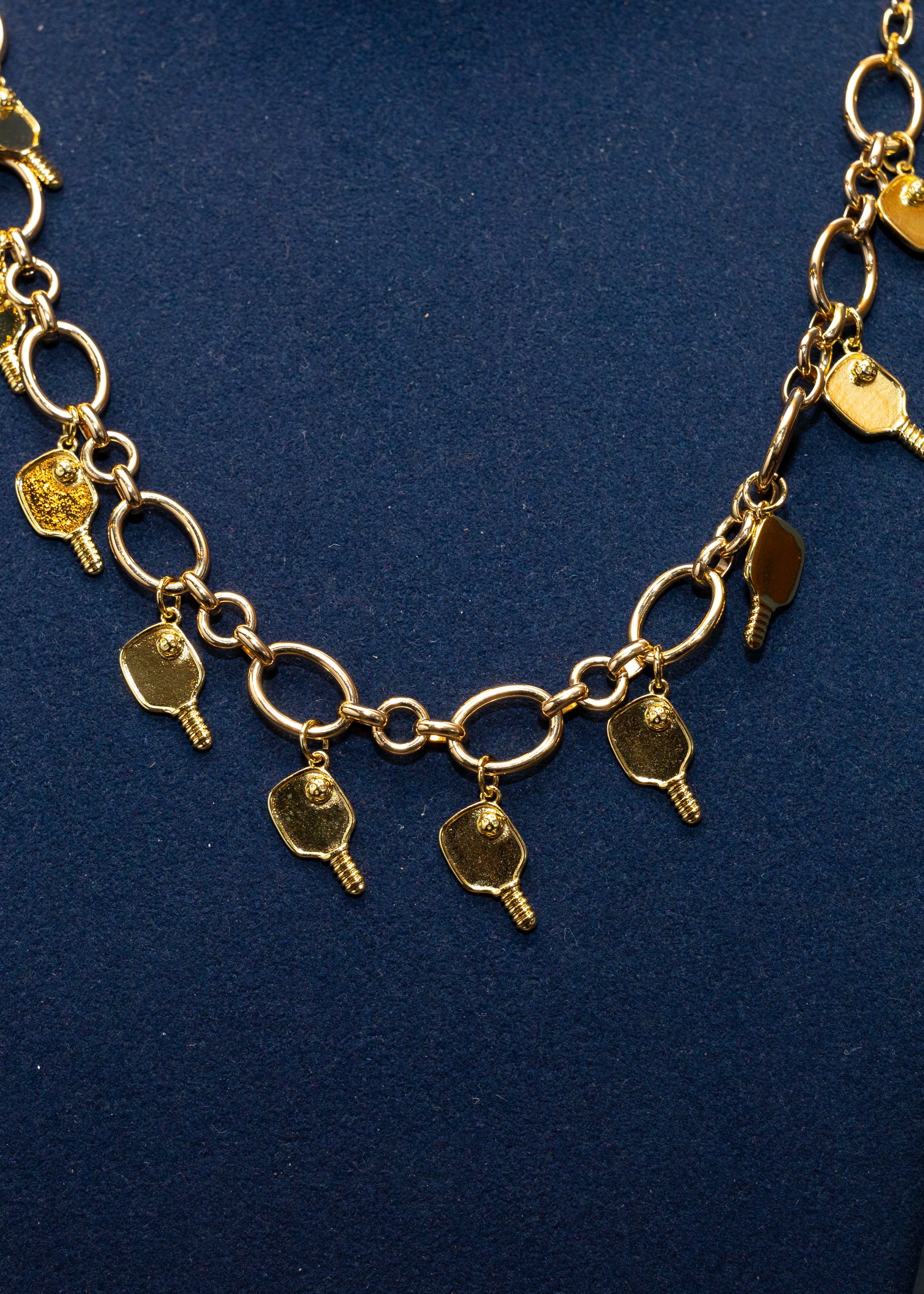 Golden Keys Charm Necklace