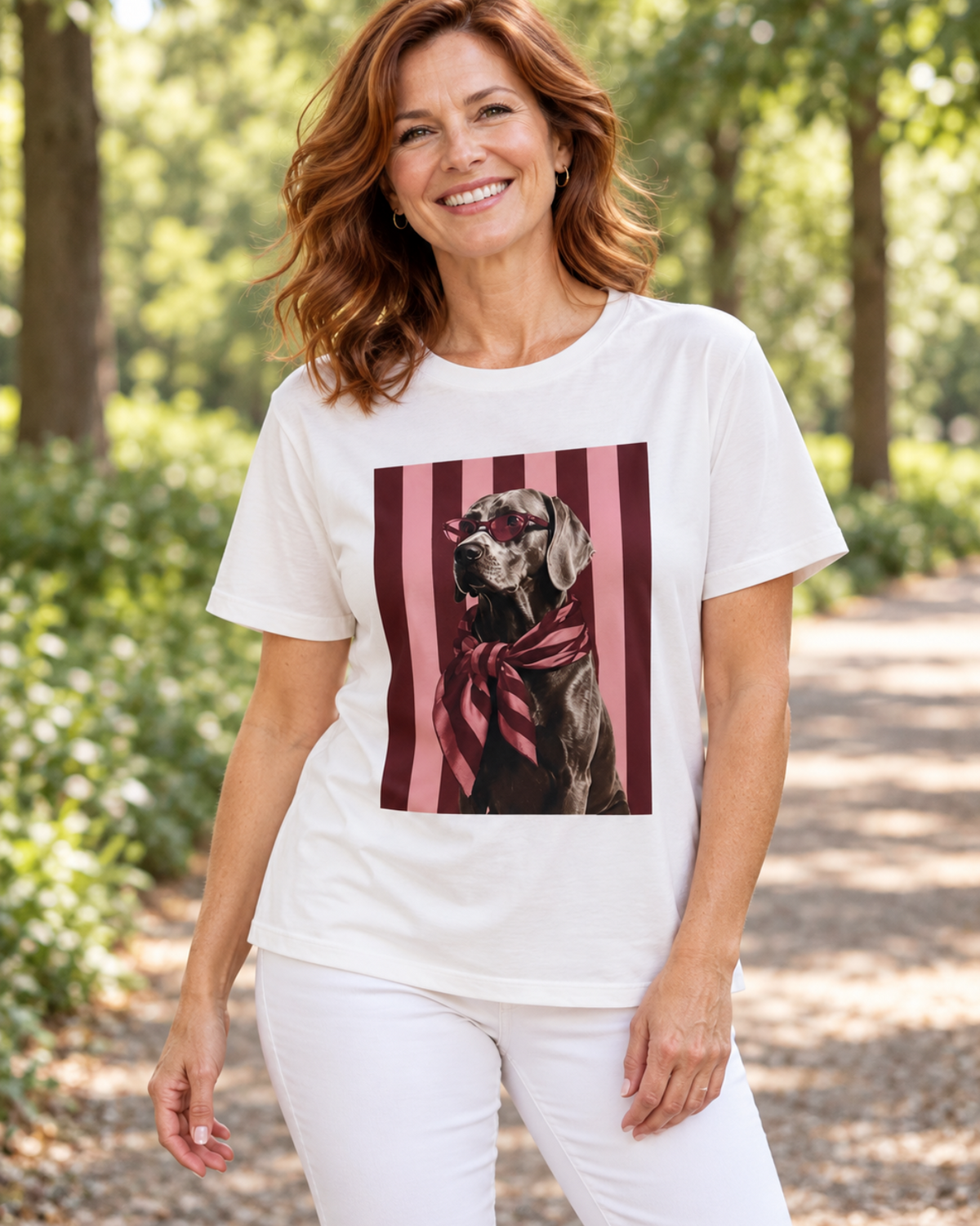 Amici Chic — Cat & Dog Graphic T-Shirt