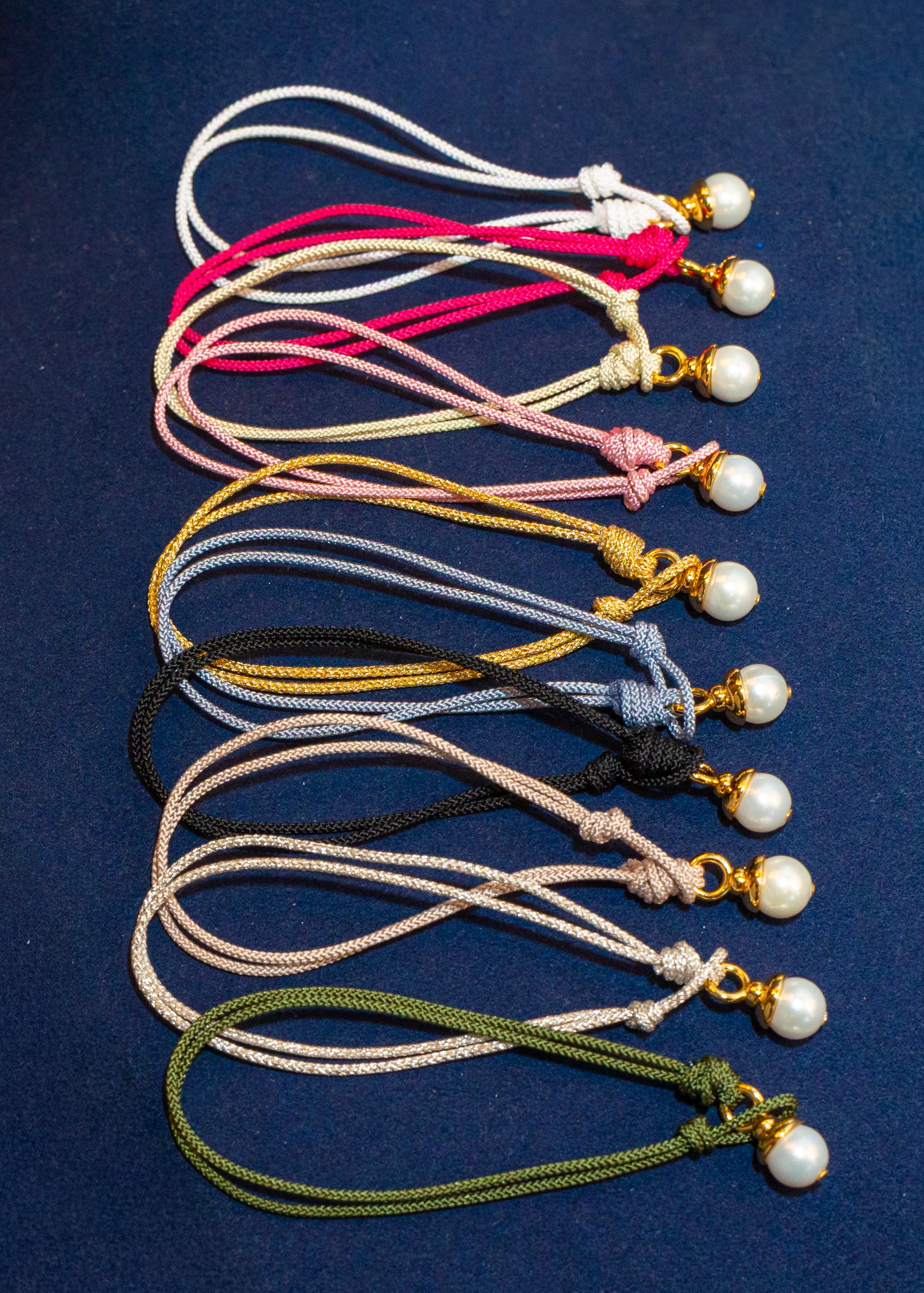 Pearl Cord Adjustable Bracelets