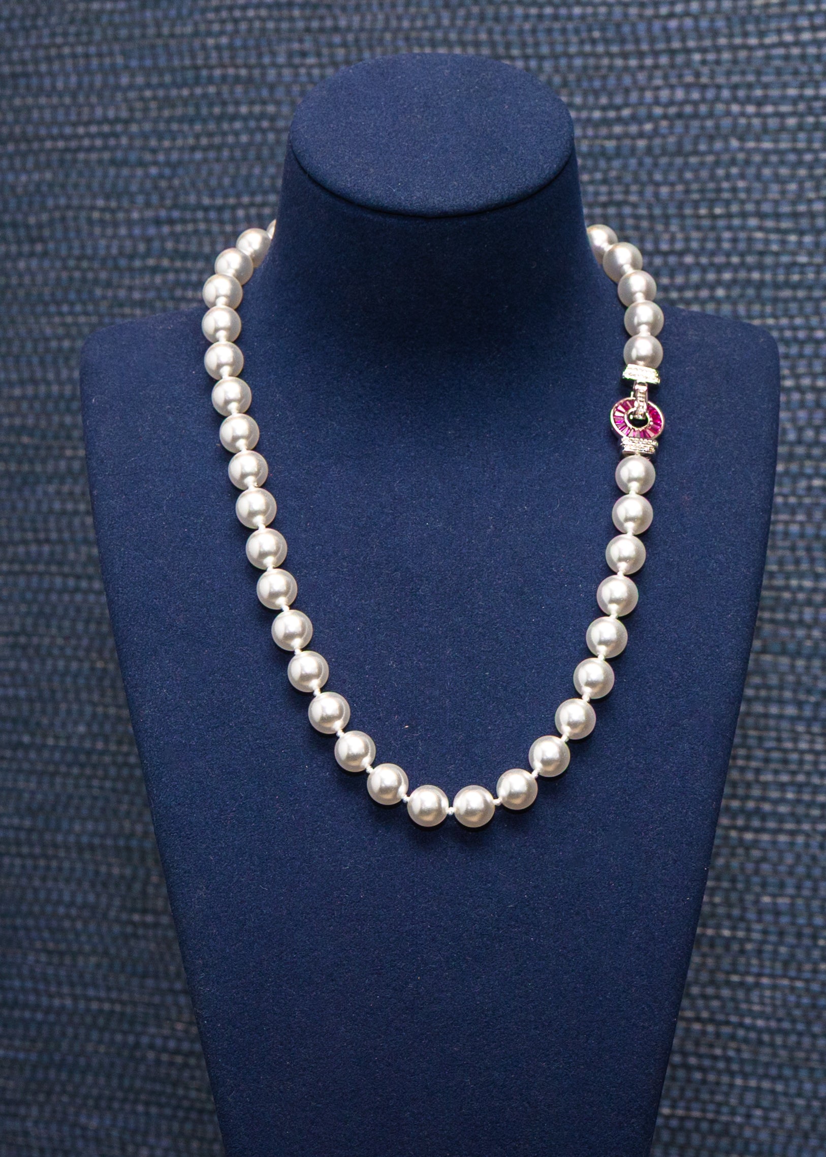Single Strand Pearl Heirloom Necklace