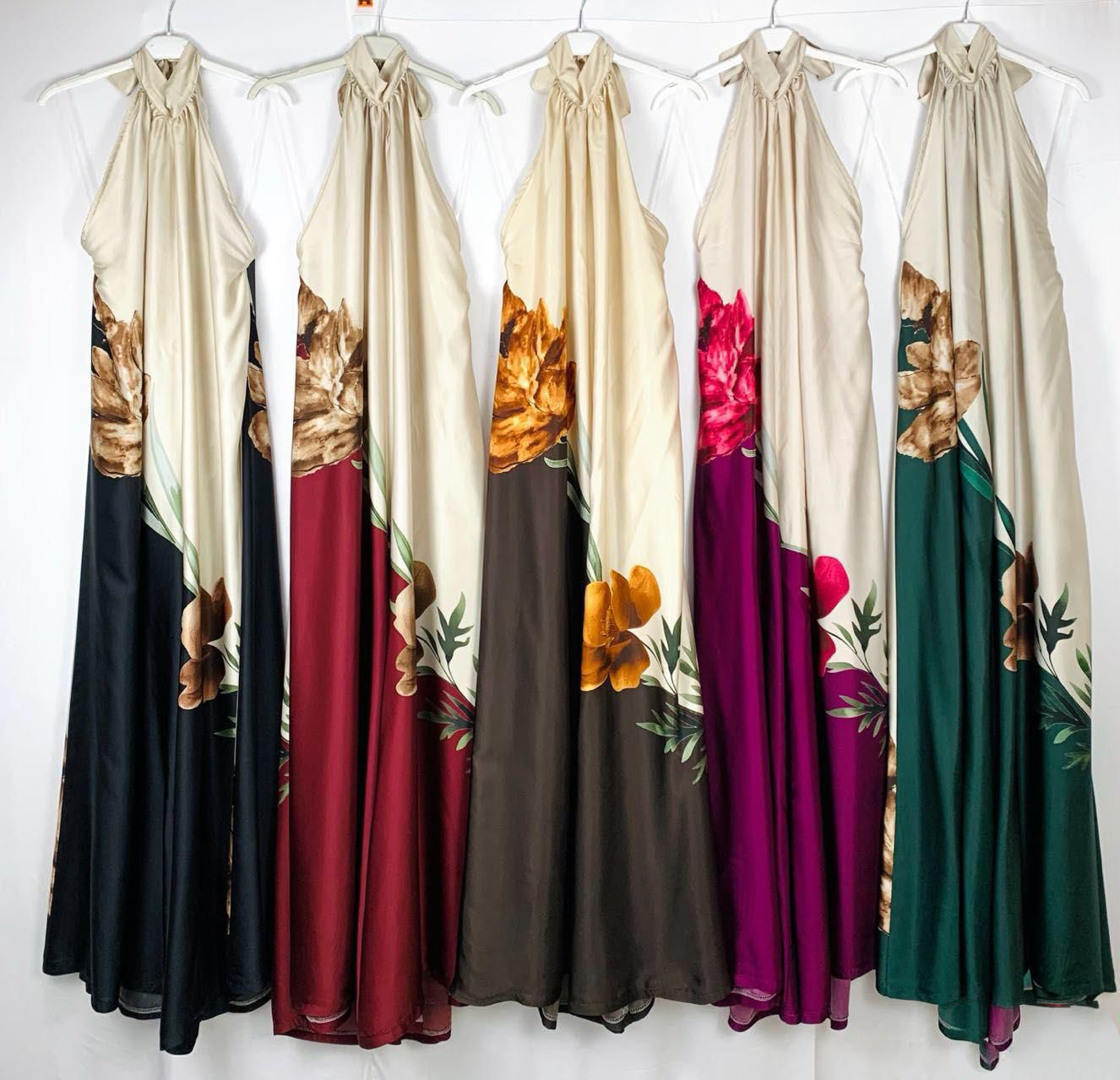 Silk Halter Jumpsuit