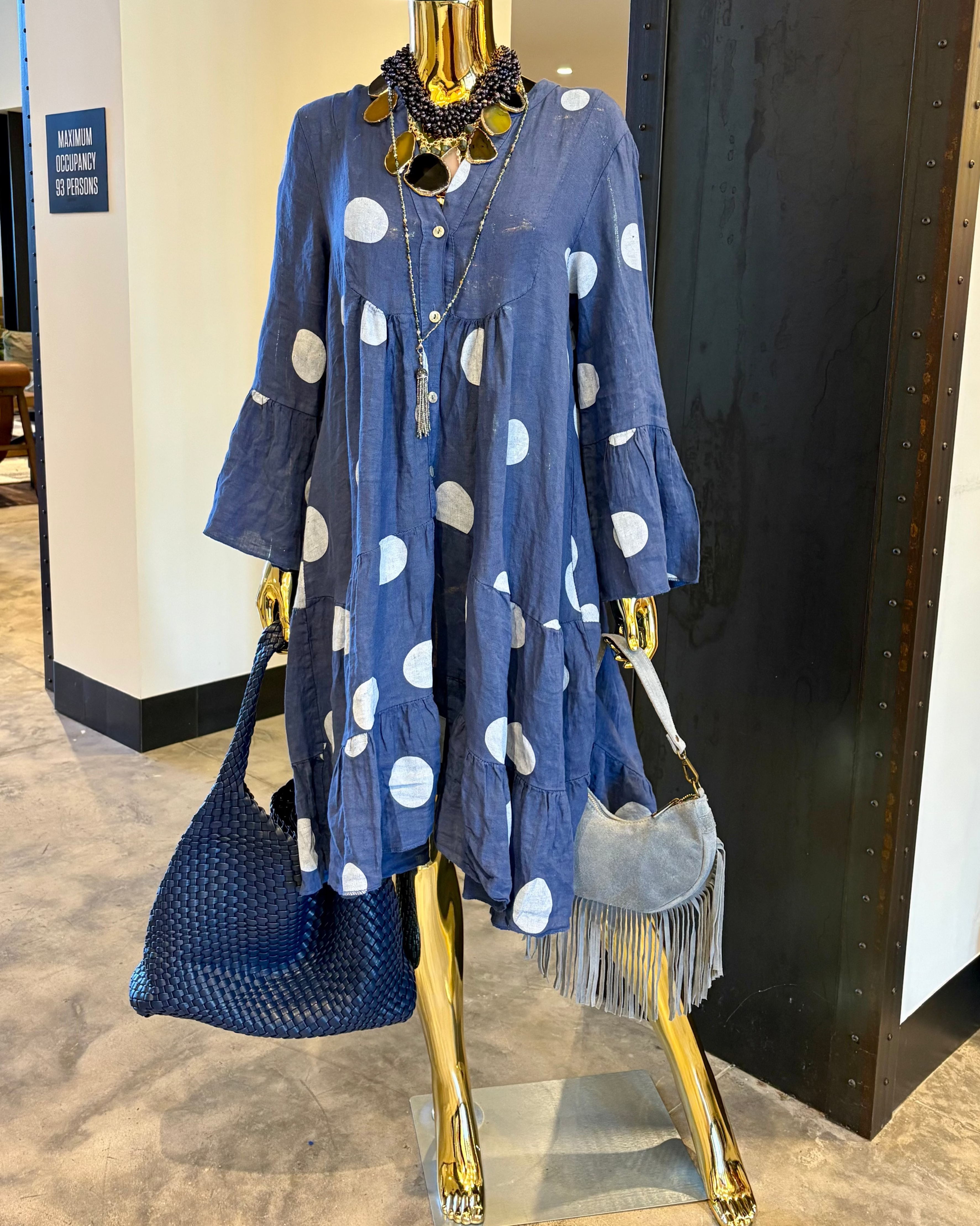 💫 Polka Dot Cotton Dress