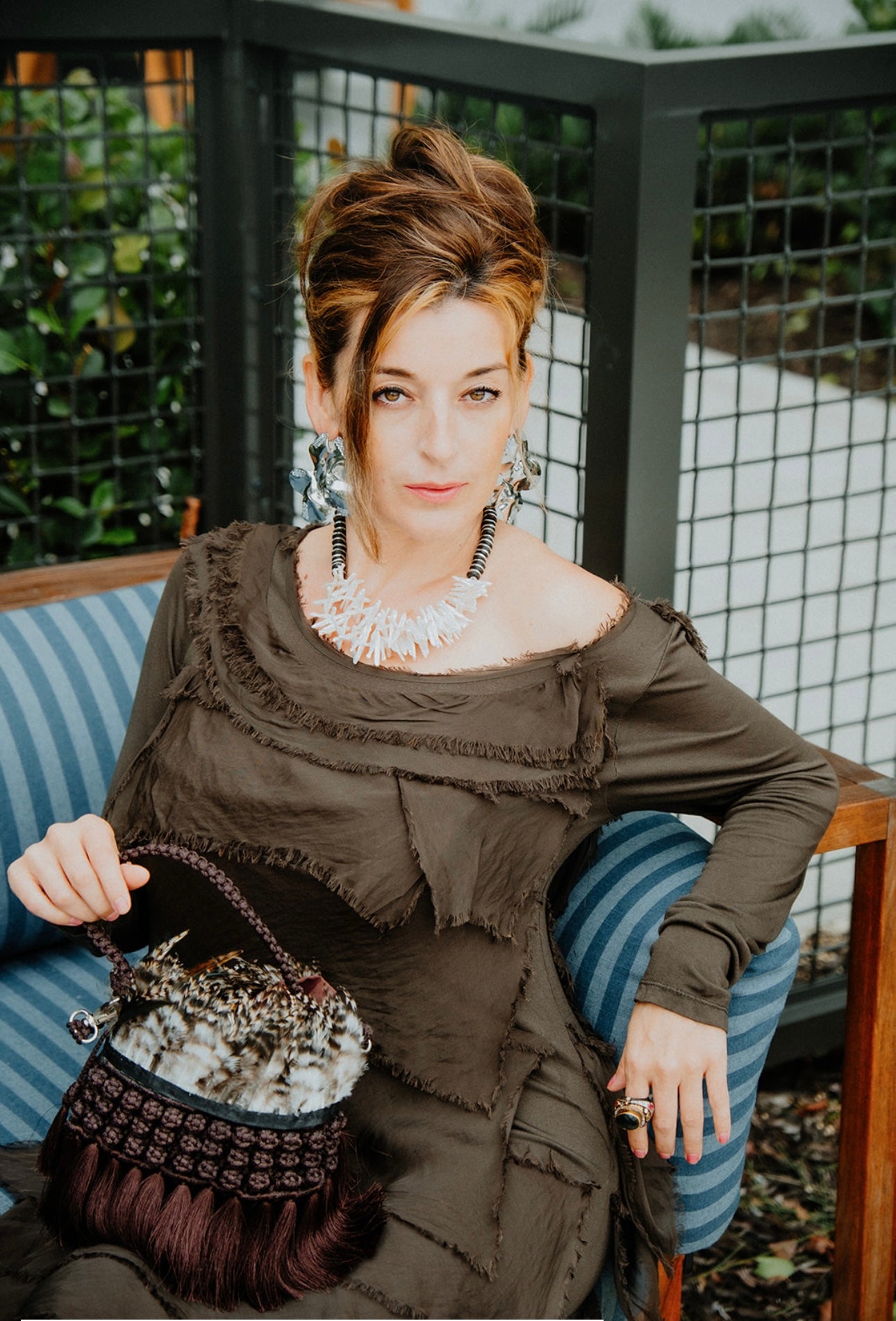 Ethereal Tiered Silk Dress