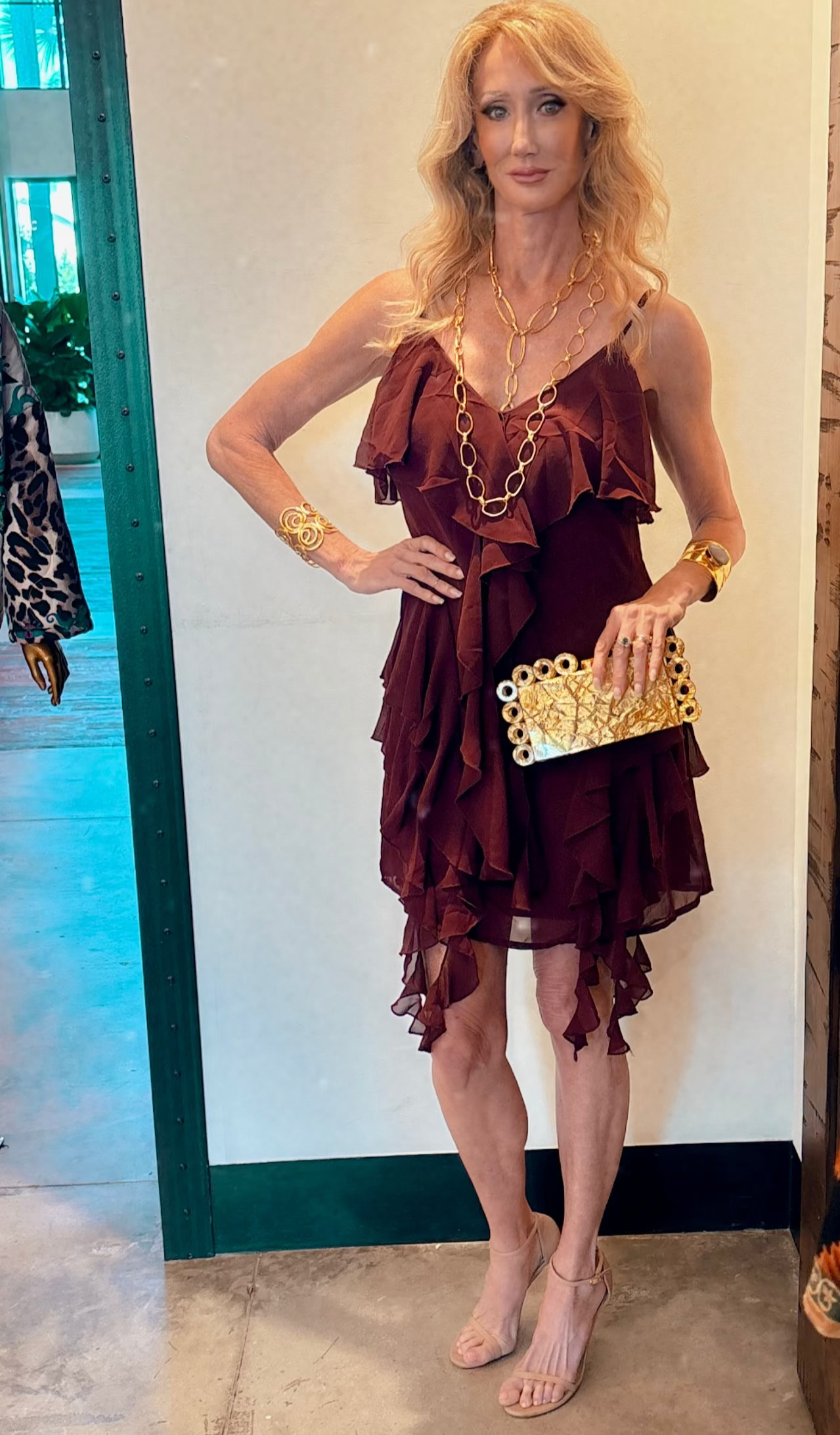 Romantic Ruffle Layered Dress