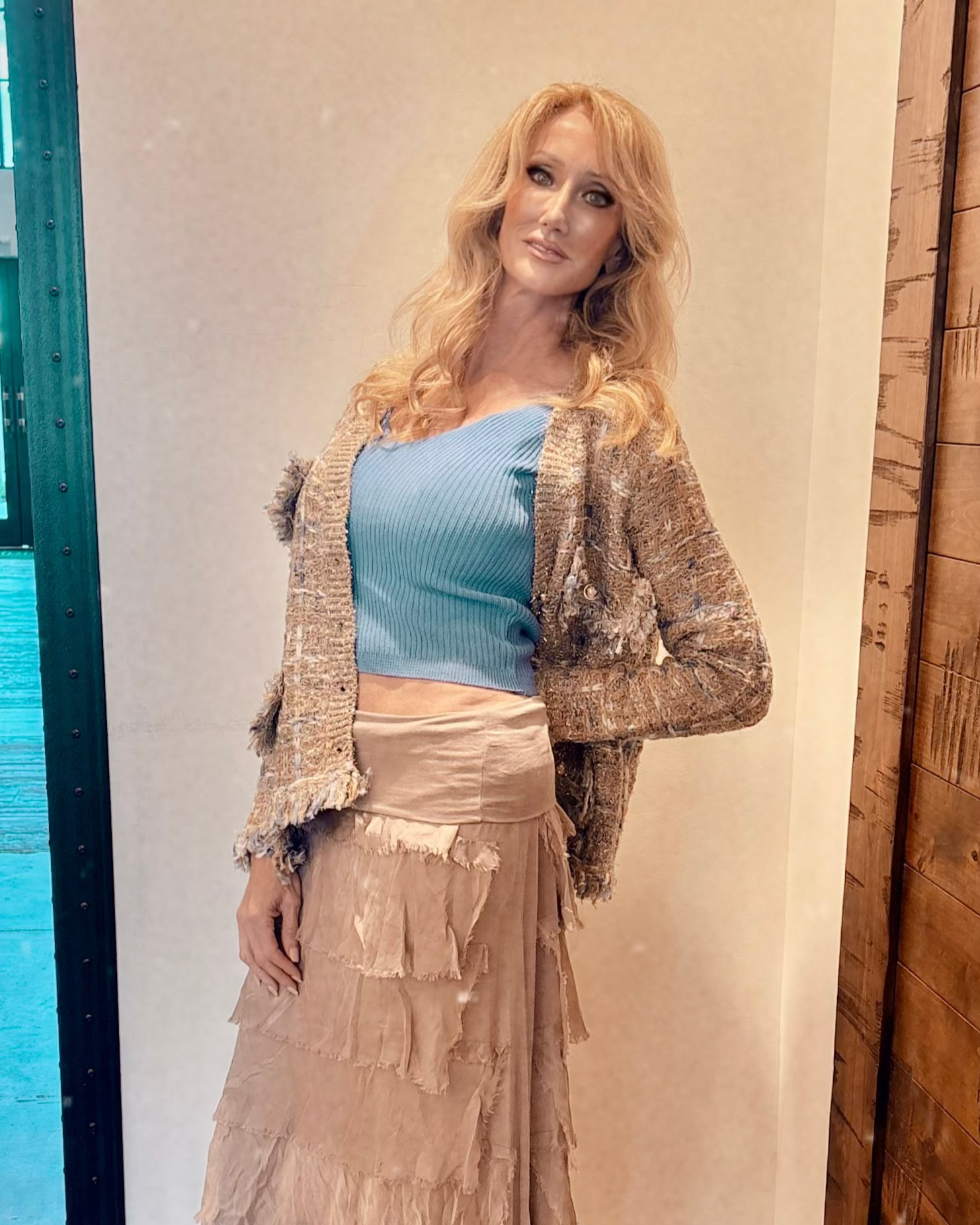 Chic Tweed Fringe Cardigan Jacket