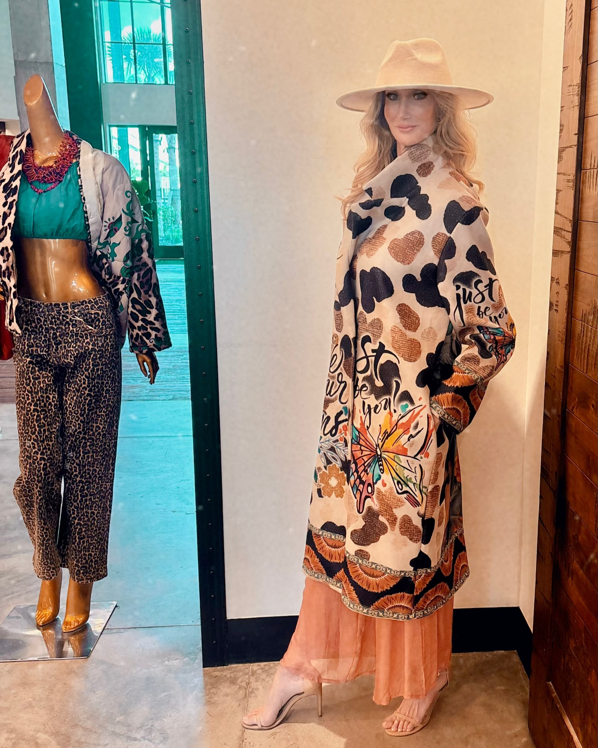 Art-Inspired Statement Coat – “Believe in Your Dreams”