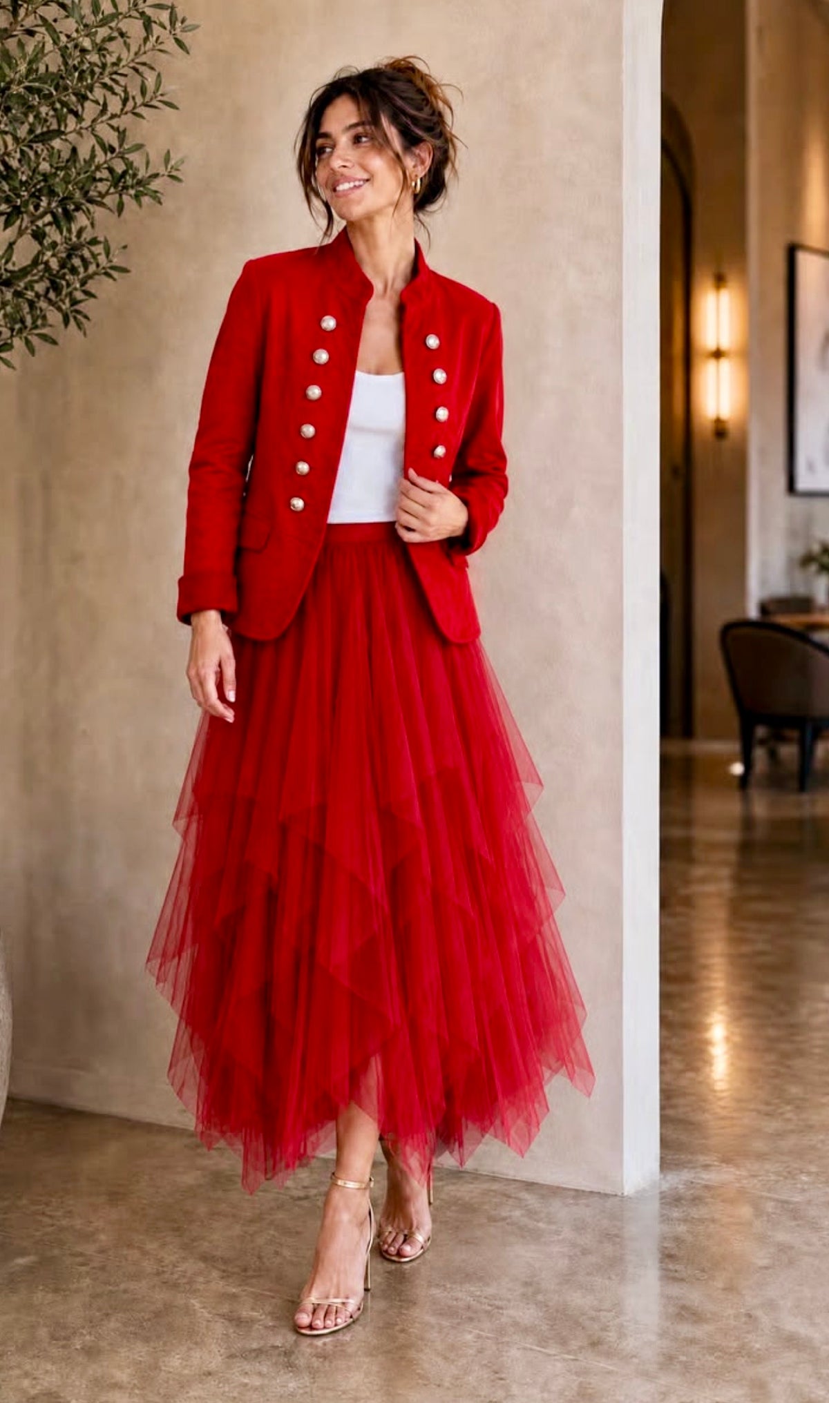 Layered Tulle Skirt