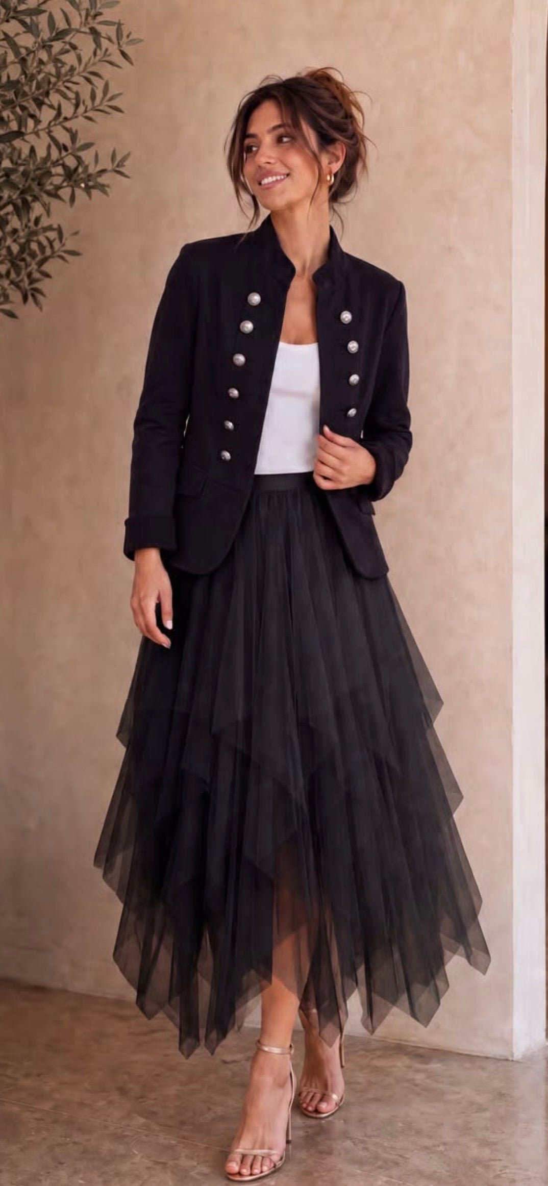 Layered Tulle Skirt