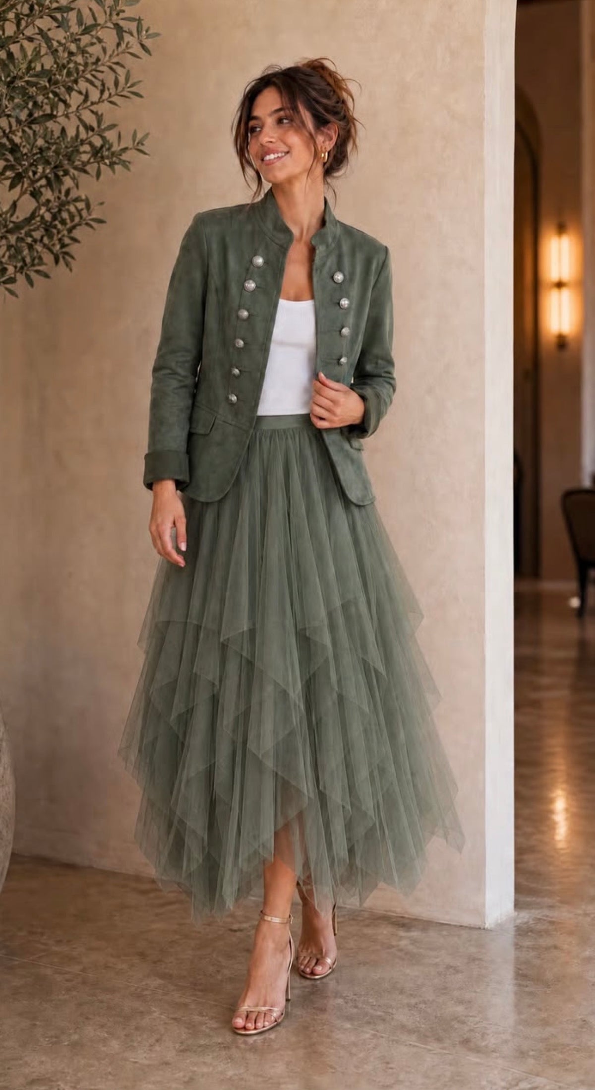 Layered Tulle Skirt