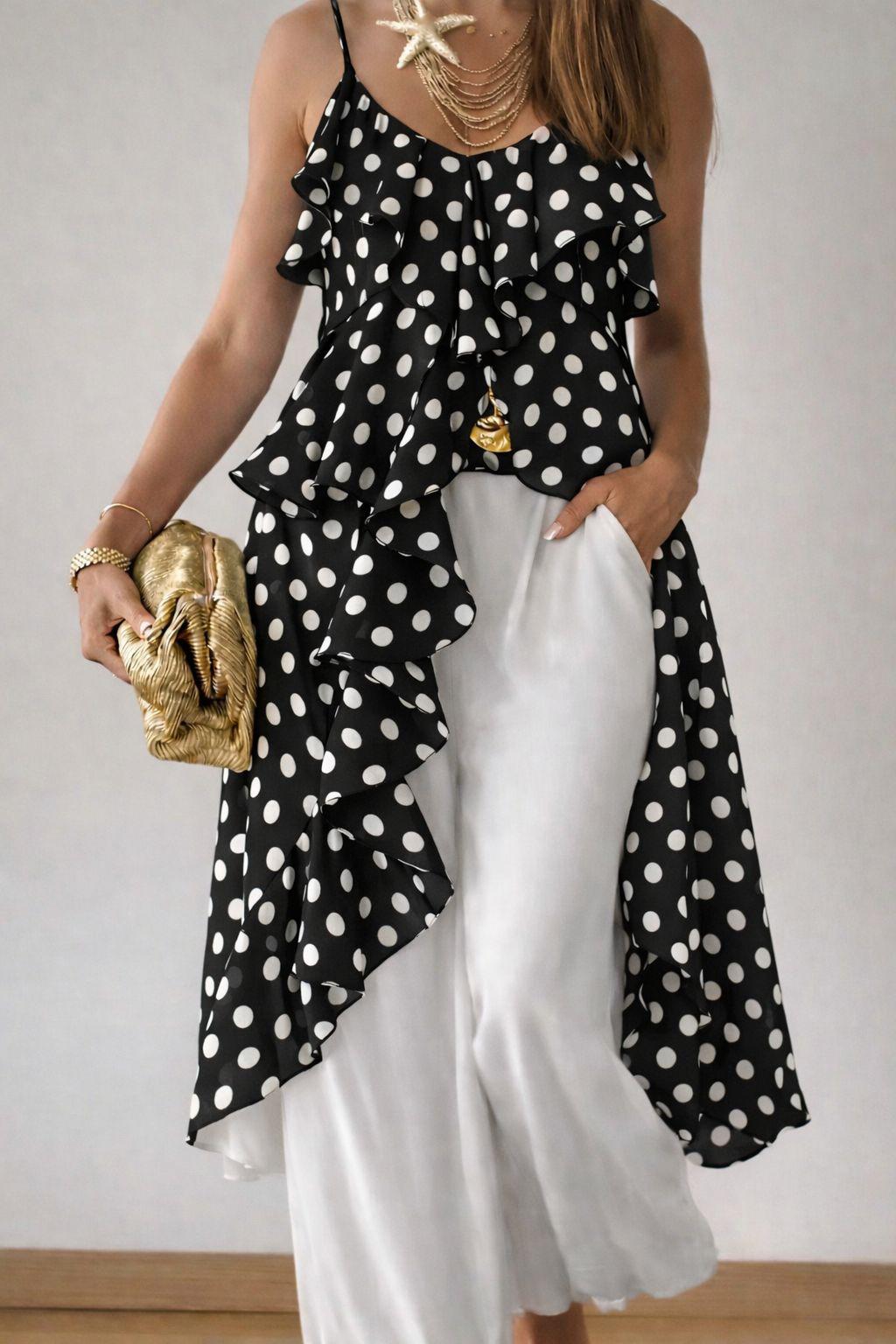 The Riviera Ruffle Camisole