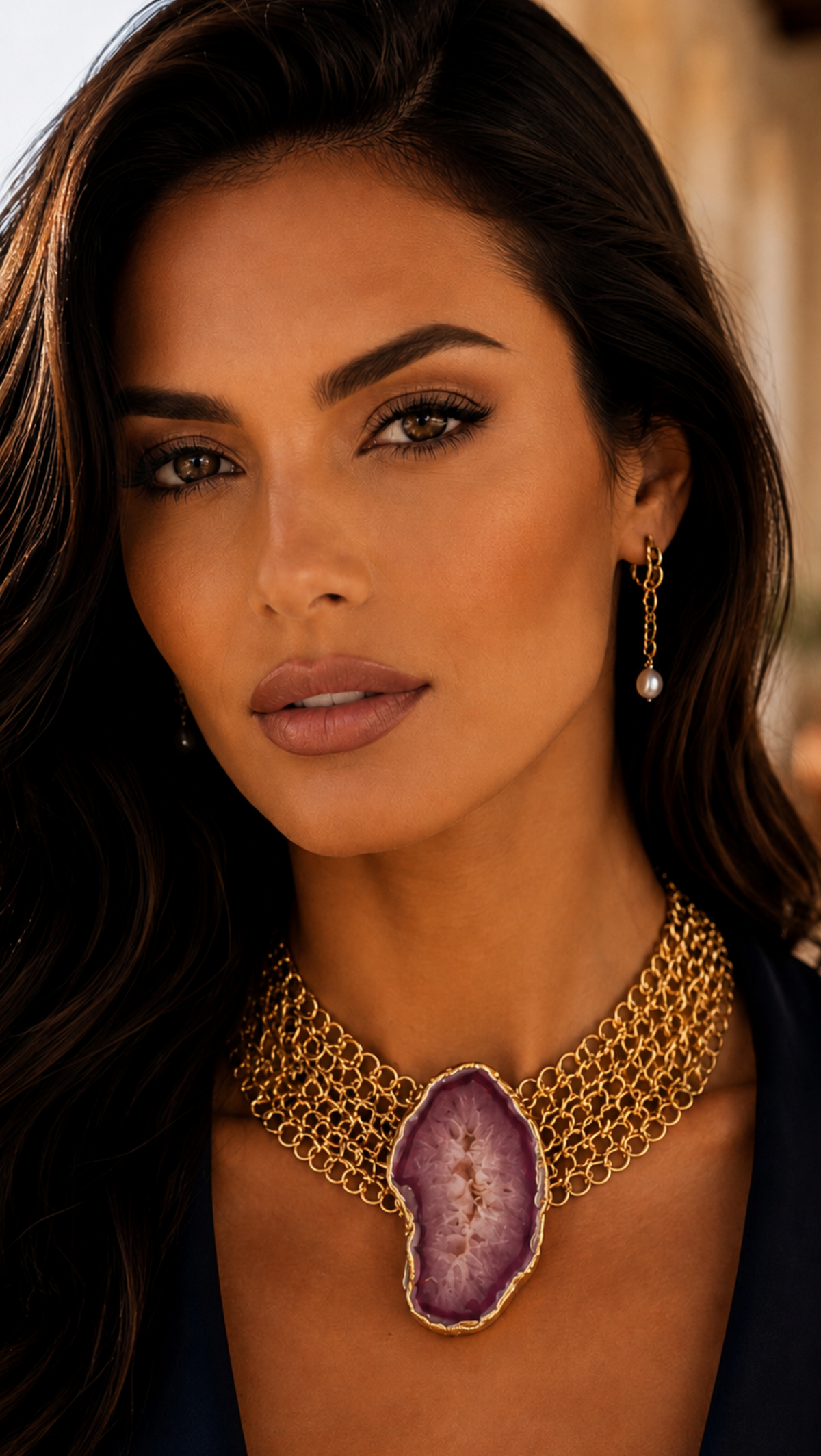 The Valentina Agate Necklace