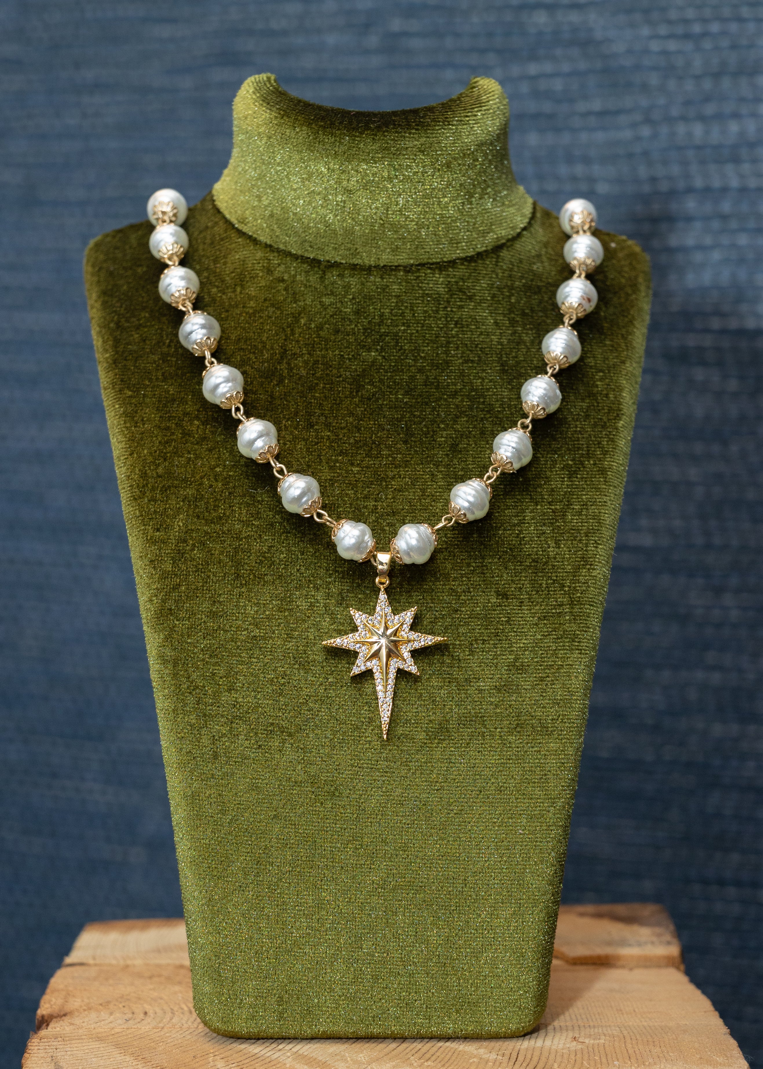 Pearl North Star Necklace