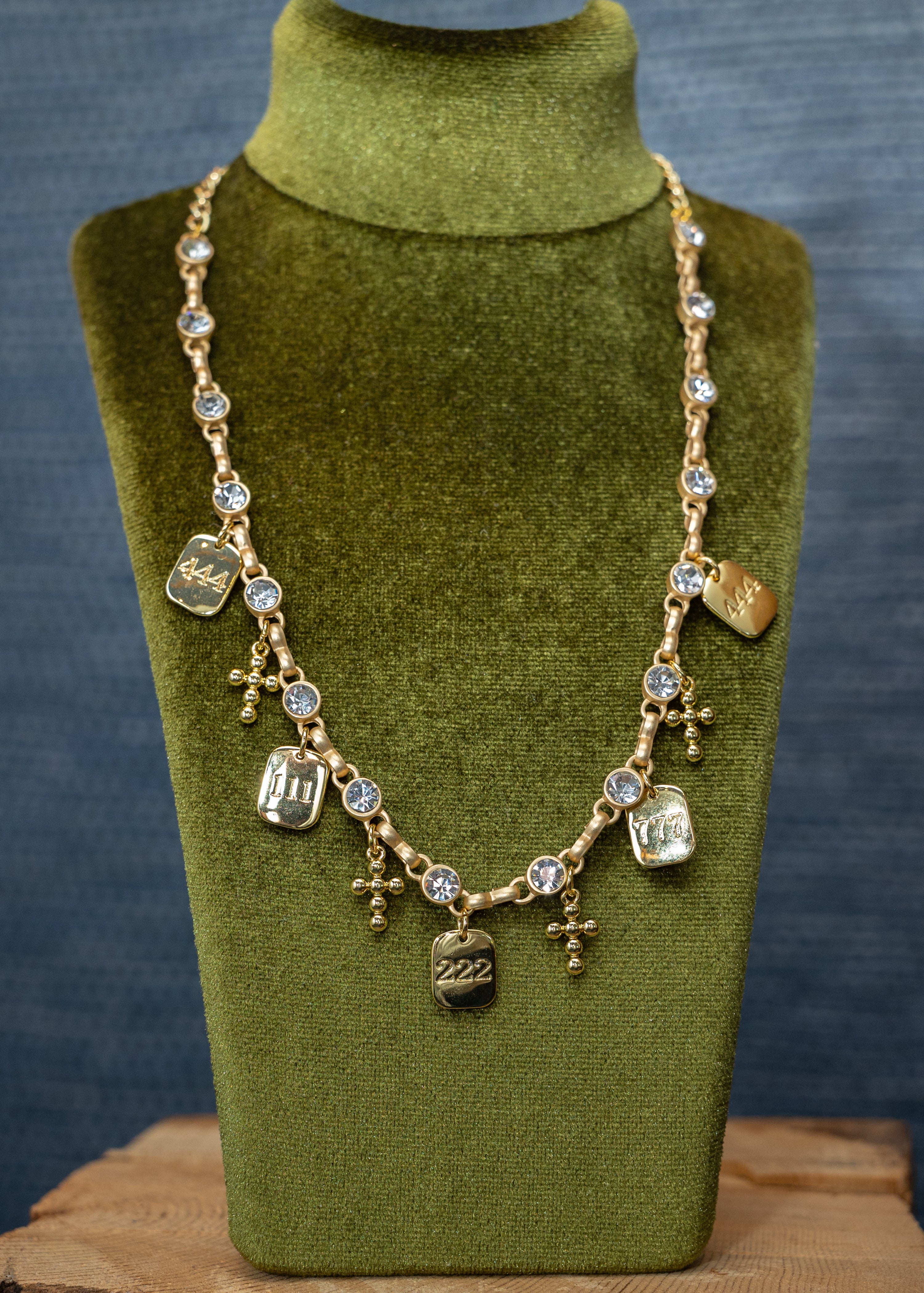 Angel Number Charm Chain Necklace