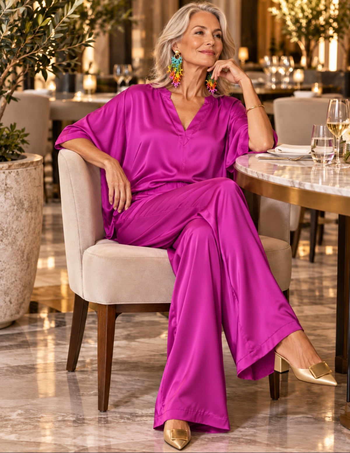 The Sorrento Satin Set