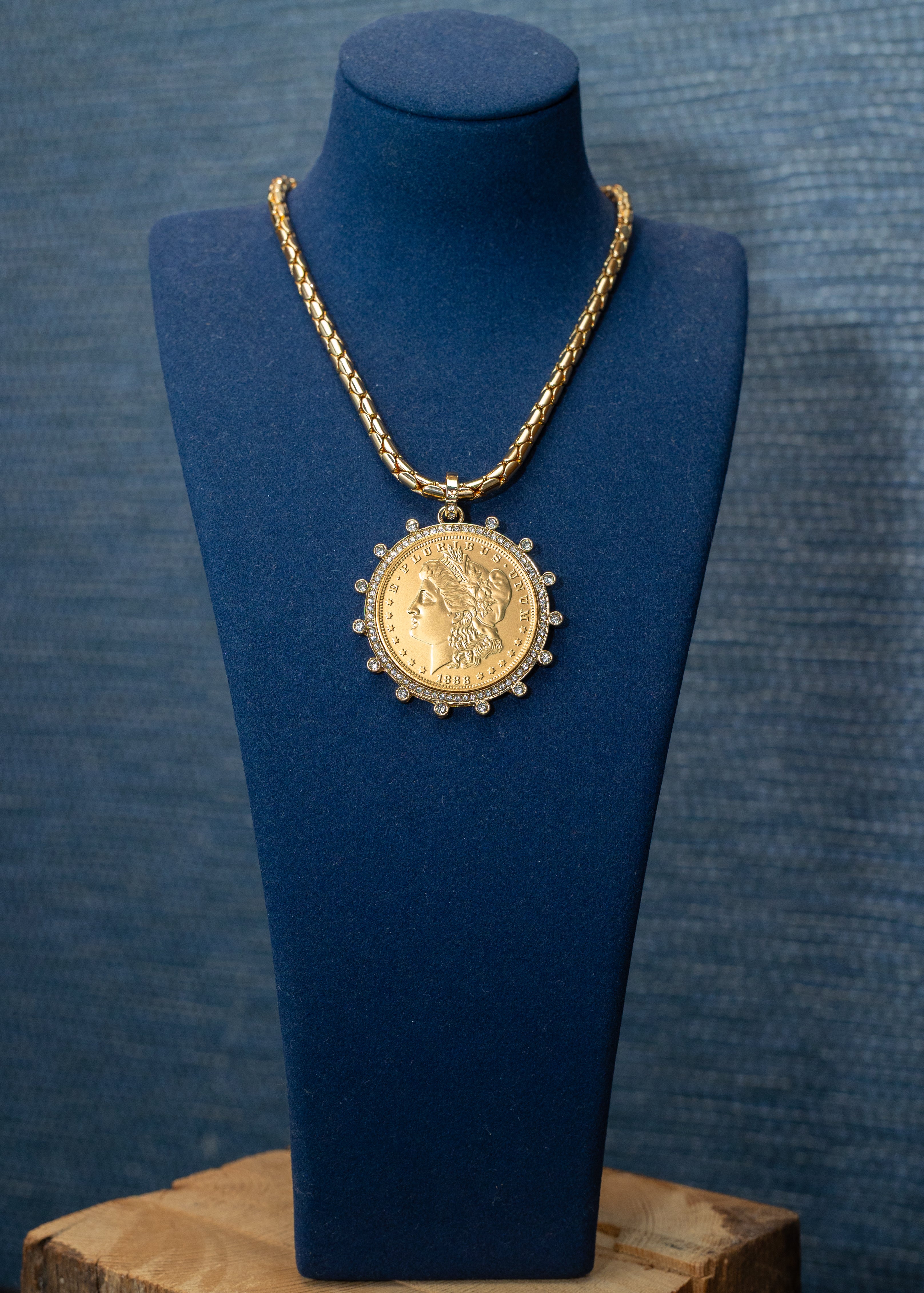Heritage Gold Coin Medallion Necklace