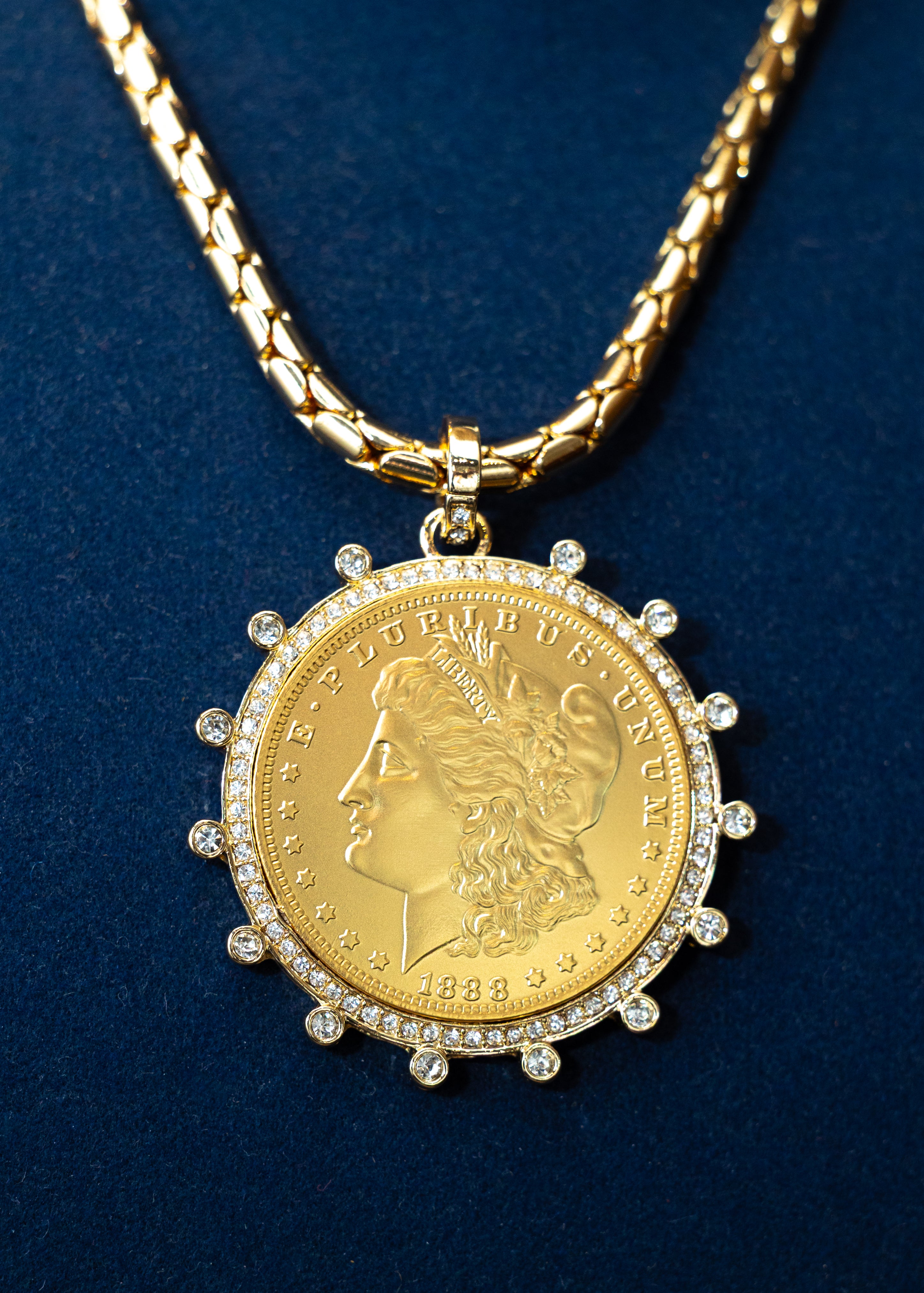 Heritage Gold Coin Medallion Necklace