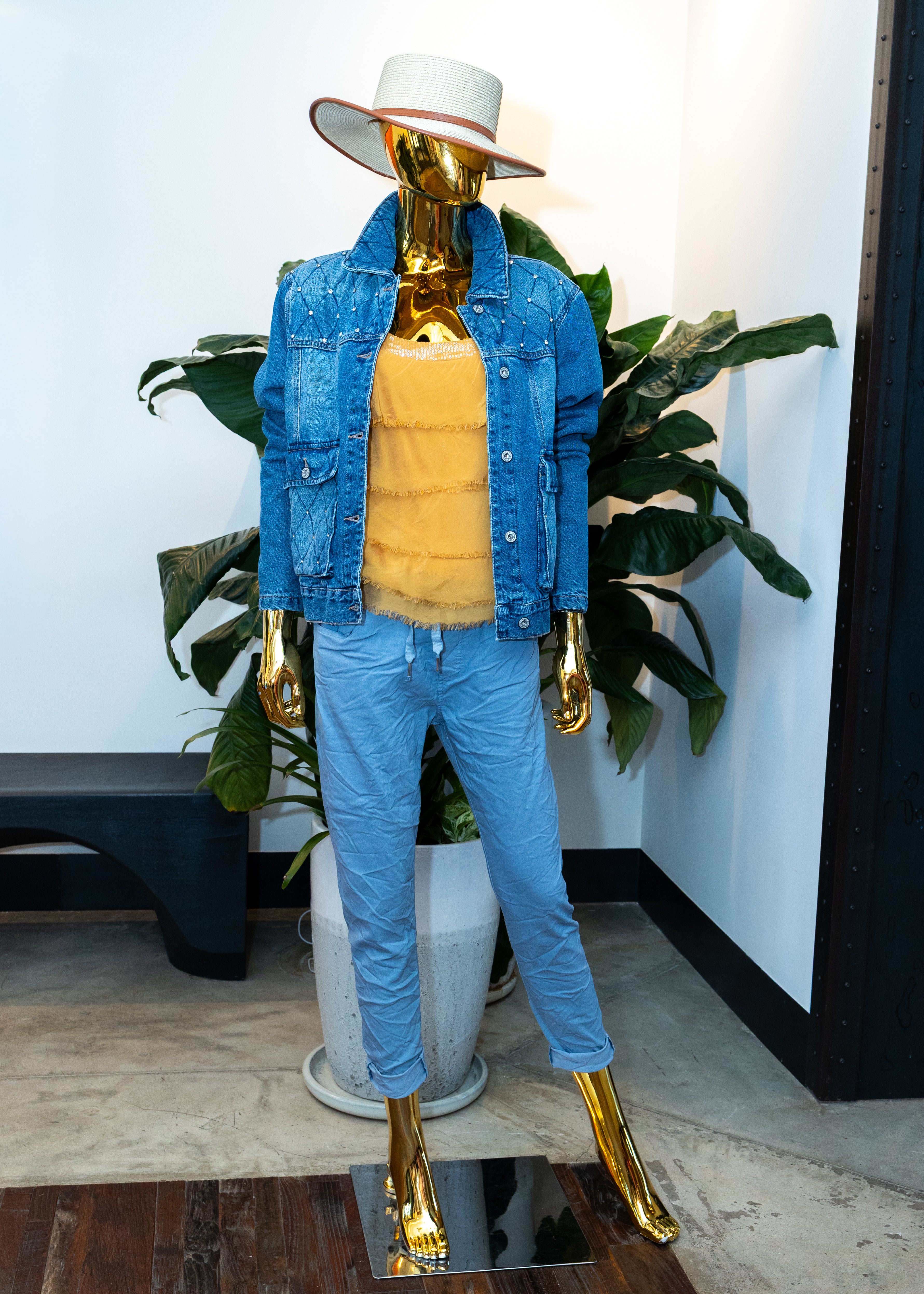 Embellished Icon Denim Jacket