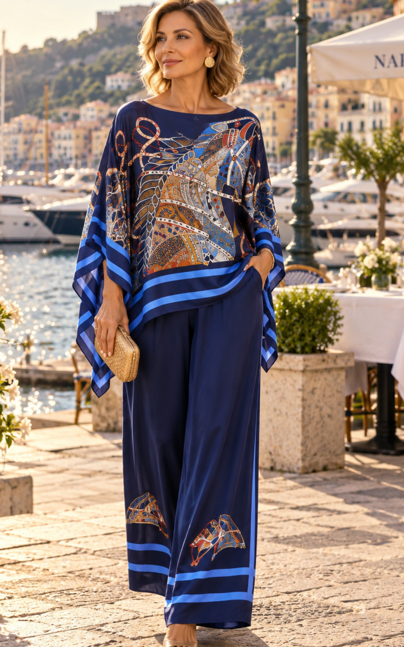 The Positano Equestrian Silk Set