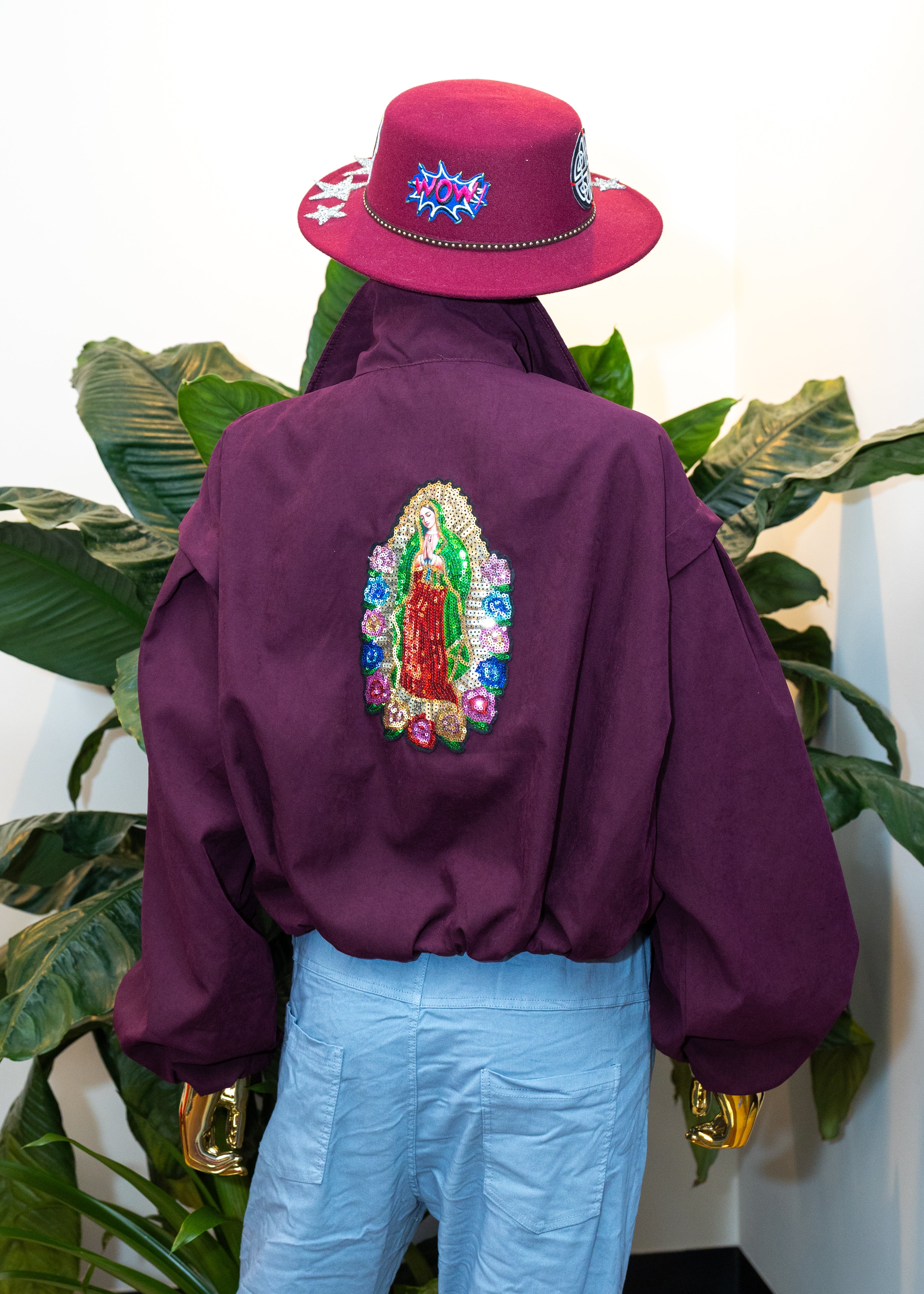 Guadalupe Sequin Bomber