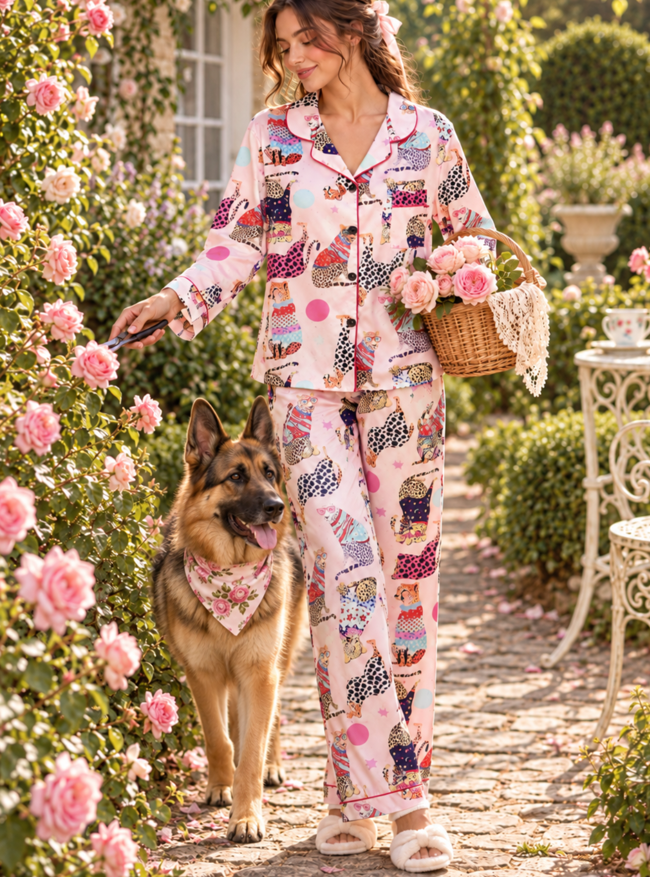 The Pampered Pup Pajama Set