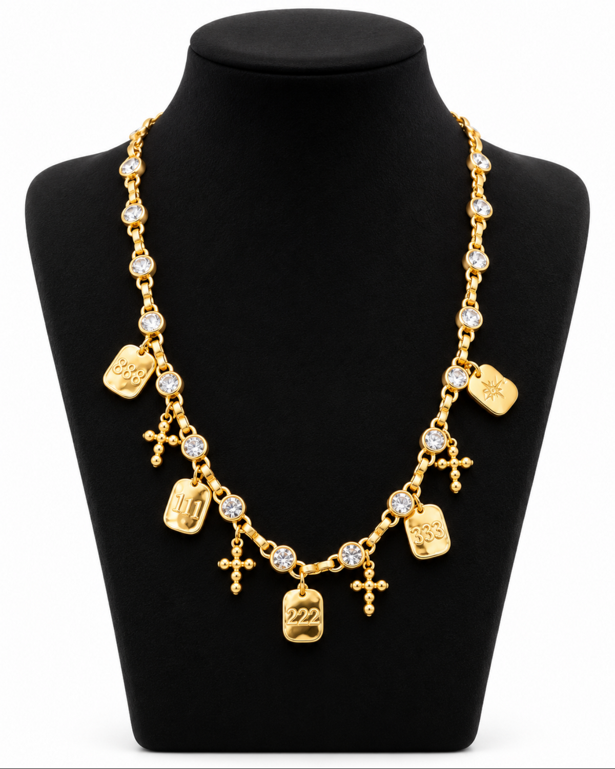 Angel Number Charm Chain Necklace