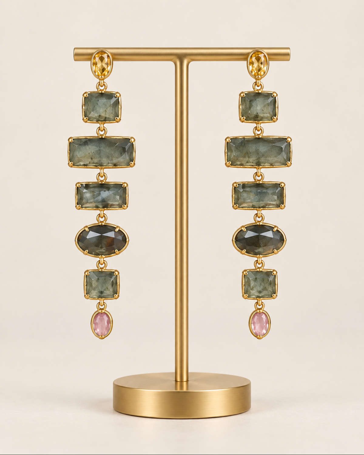 The Moonlit Labradorite Earrings