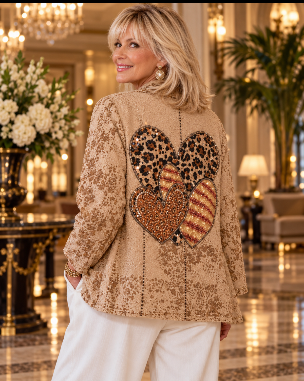 Wild at Heart Embellished Italian Jacket