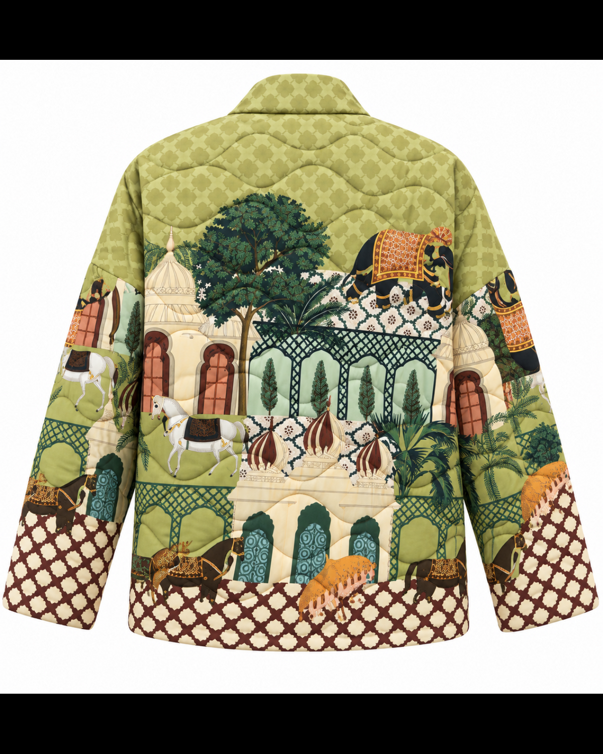 Boho Chic Quilted Statement Jacket