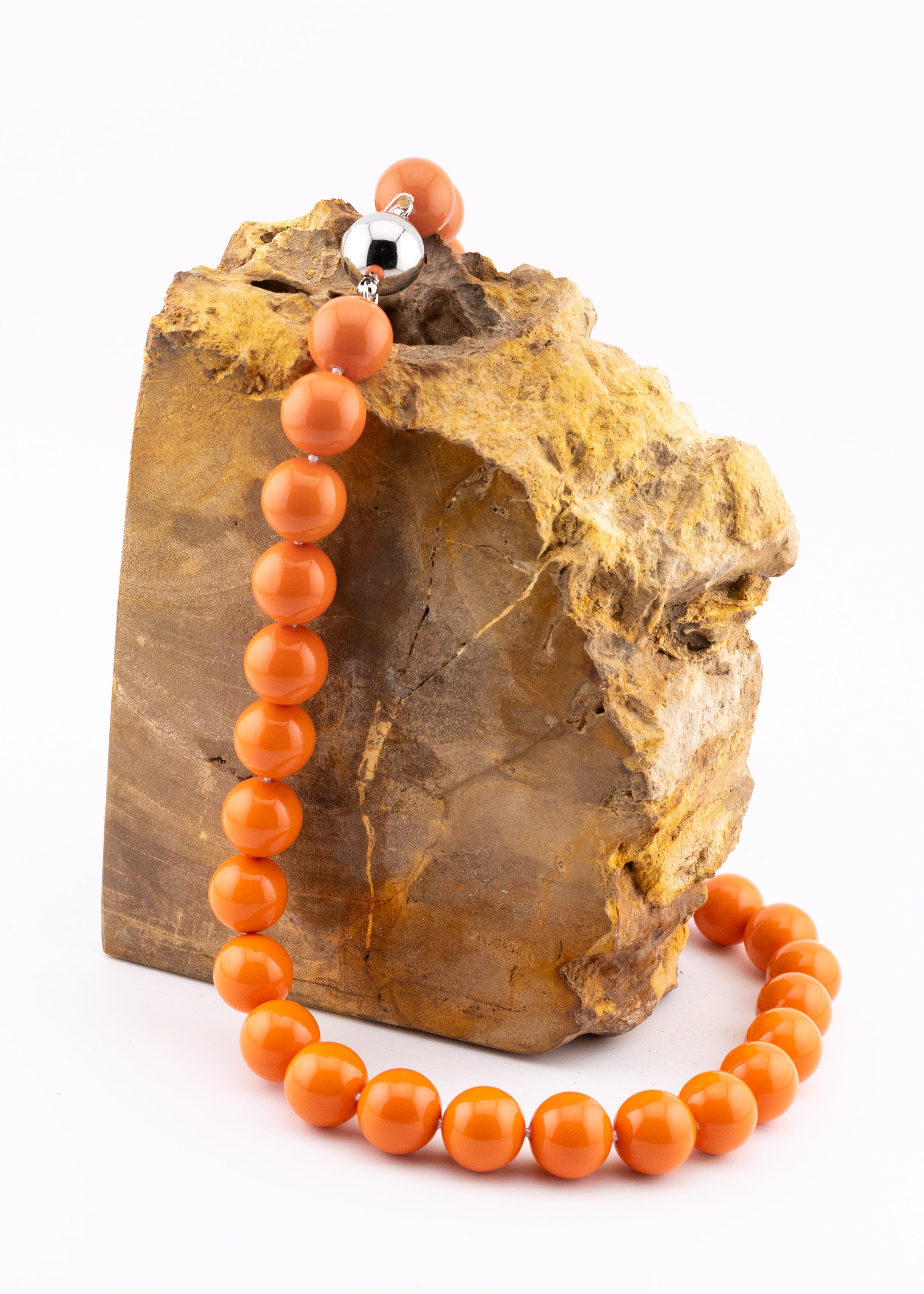 Oversized Statement Beaded Pearl Necklace