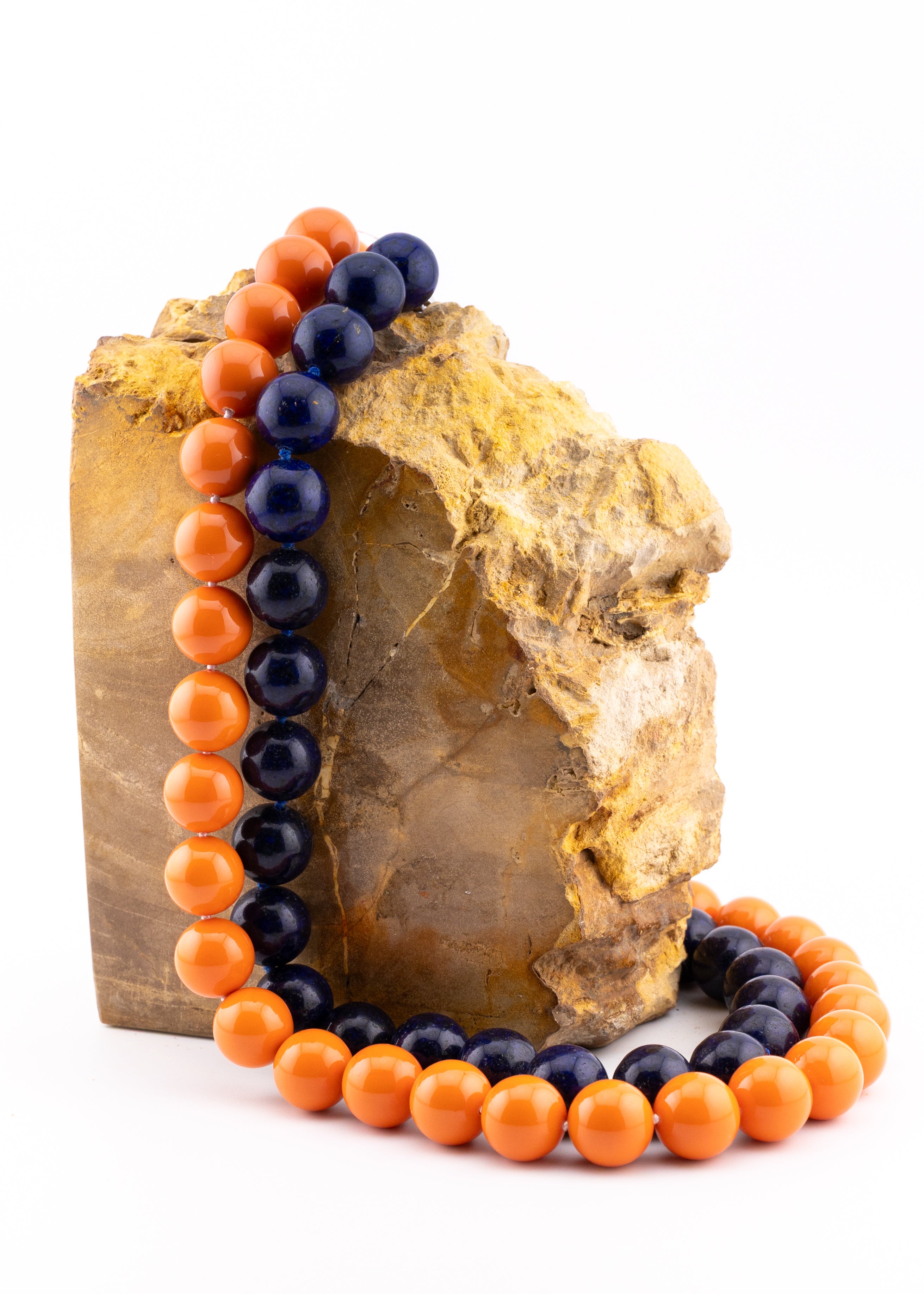 Oversized Statement Beaded Pearl Necklace