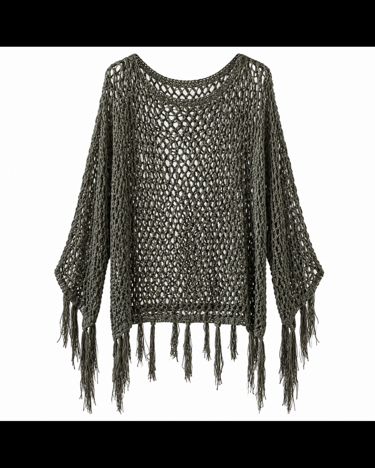 Sway With Me — Italian Longline Fringe Sweater