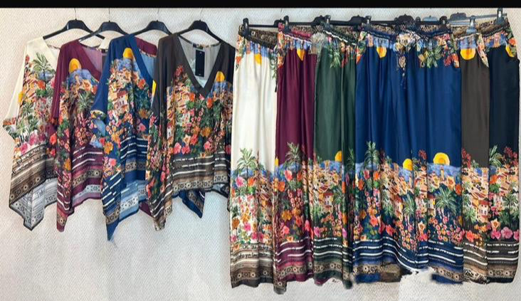 Italian Print Pants – Limited Edition Set