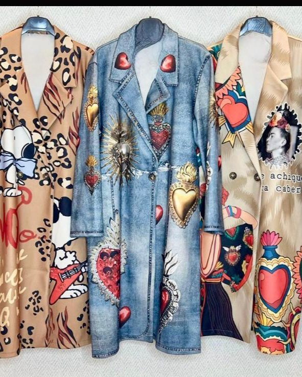 Art Pop Statement Coat – Limited Edition Collection