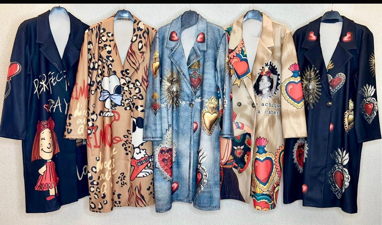 Art Pop Statement Coat – Limited Edition Collection