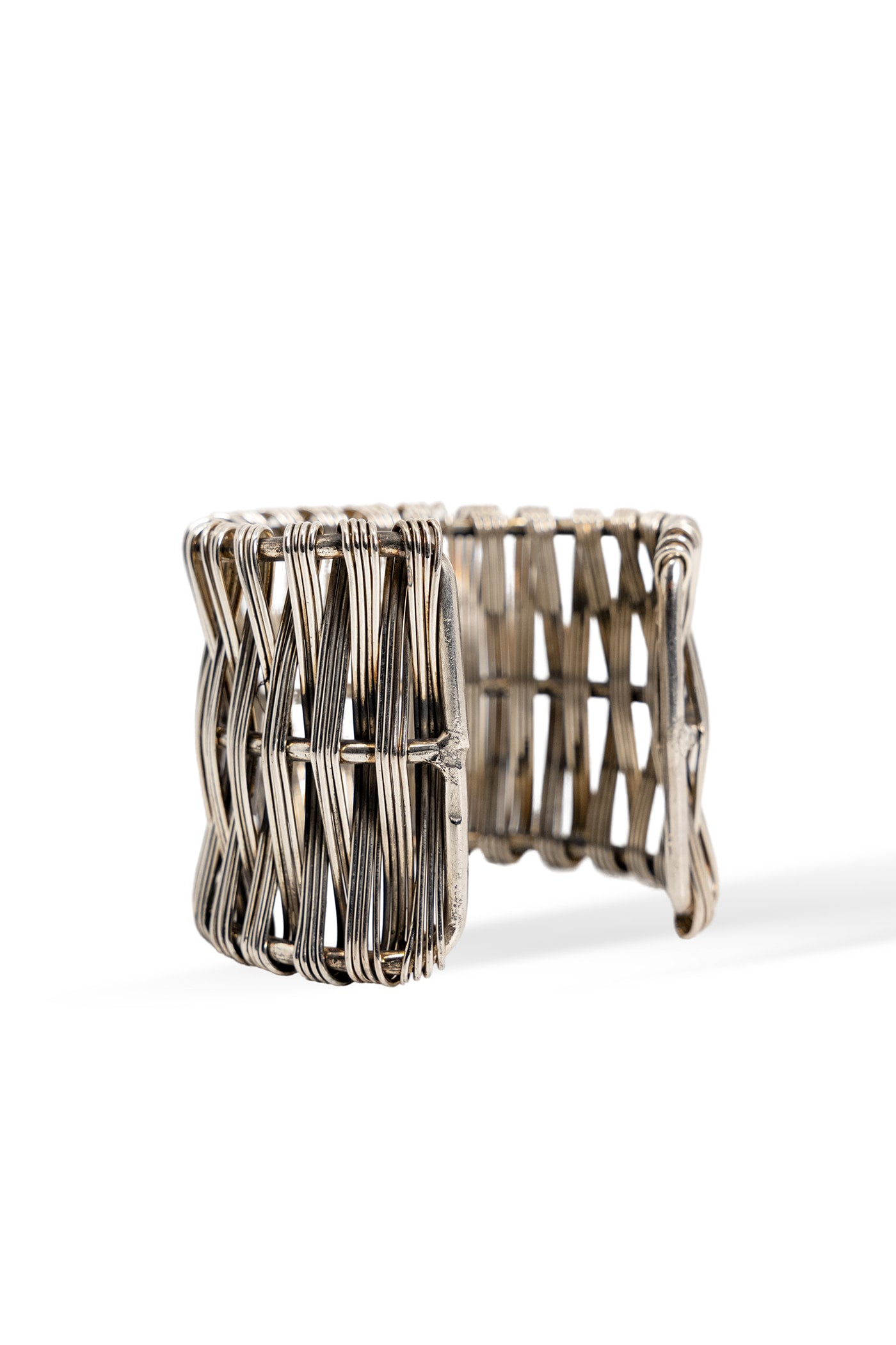 Harbor Woven Silver Cuff
