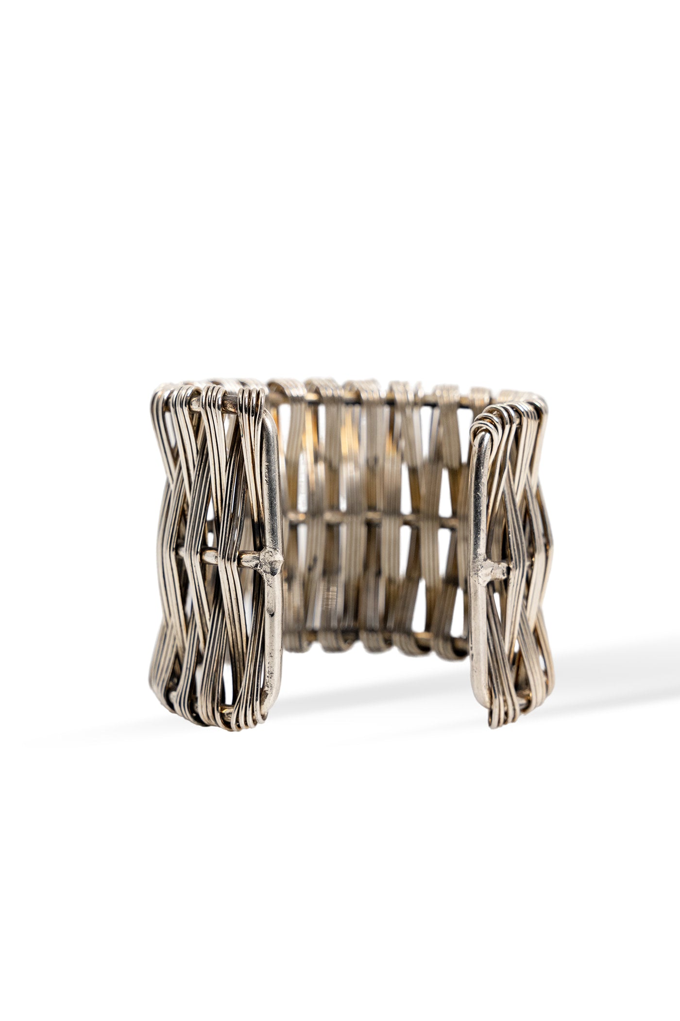 Harbor Woven Silver Cuff