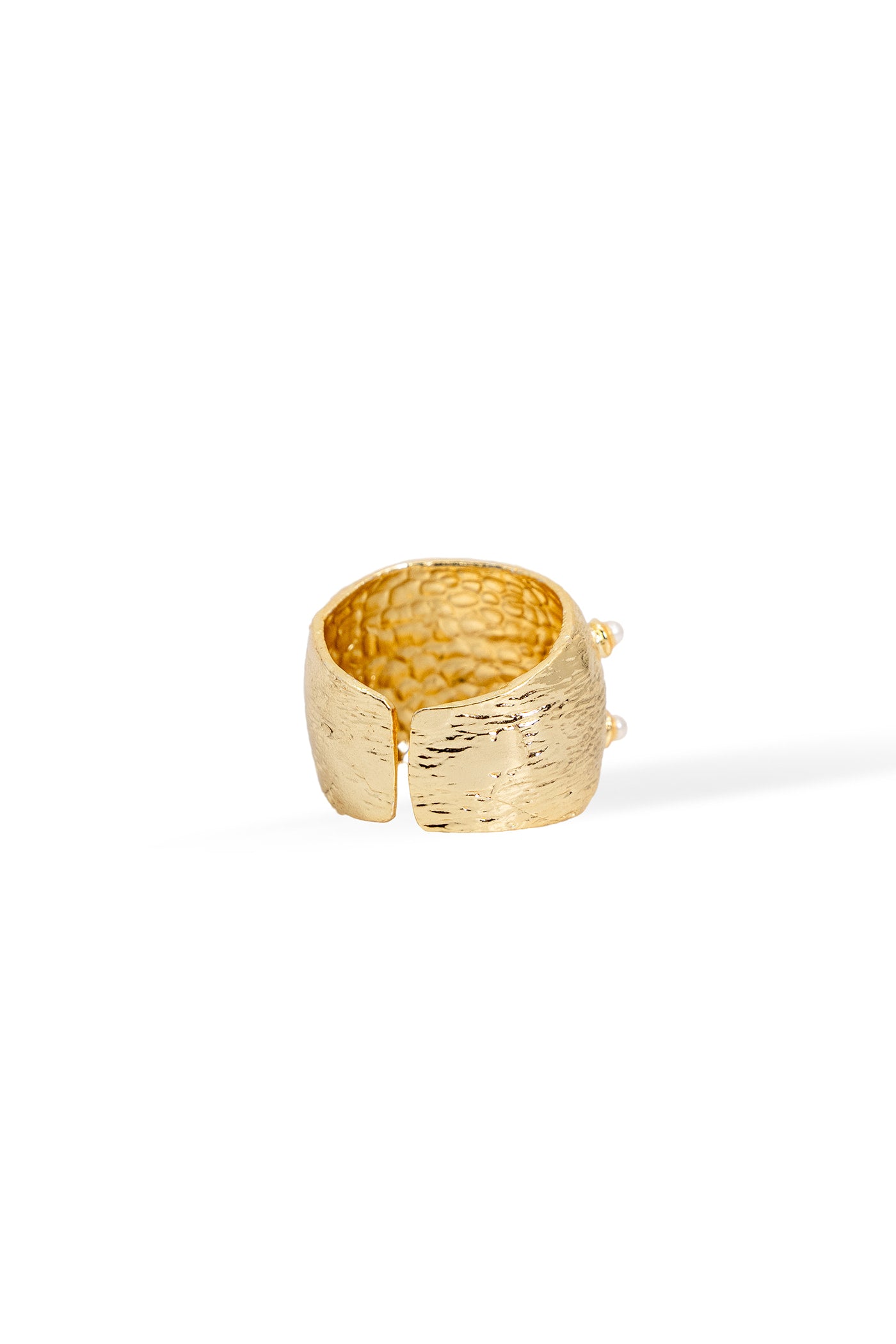 Golden Pearl Ring