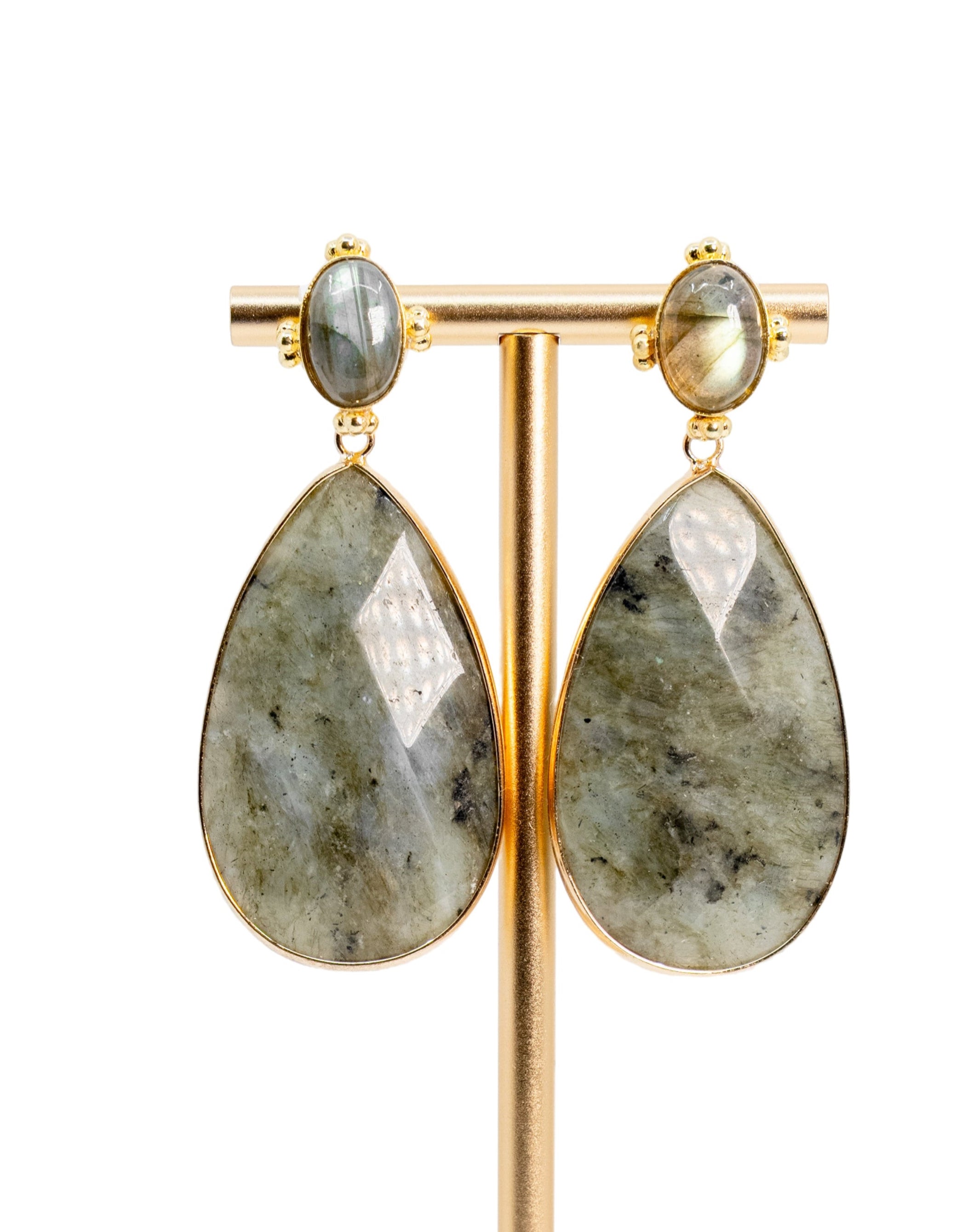 Labradorite Glow Drop Earrings
