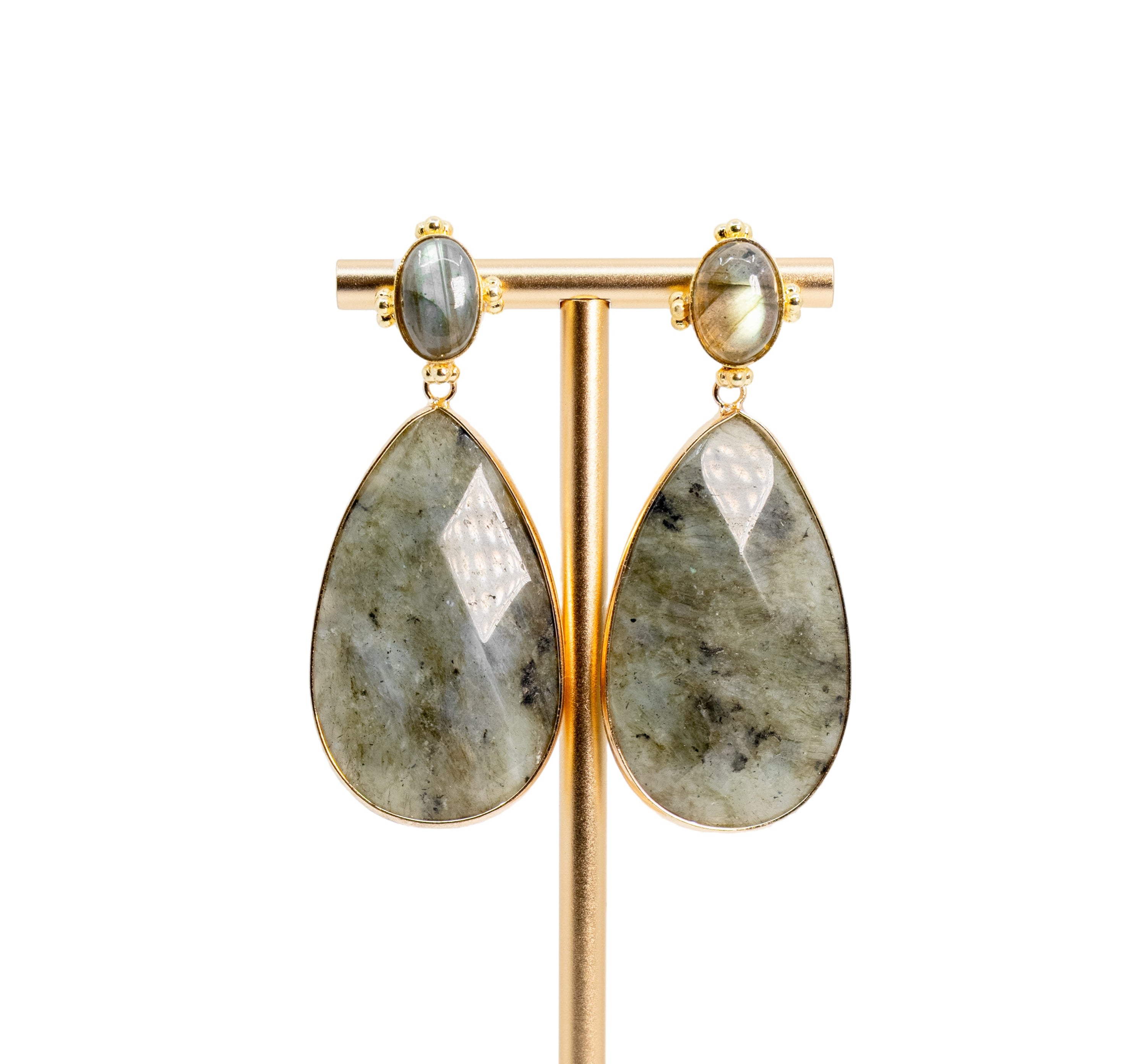 Labradorite Glow Drop Earrings