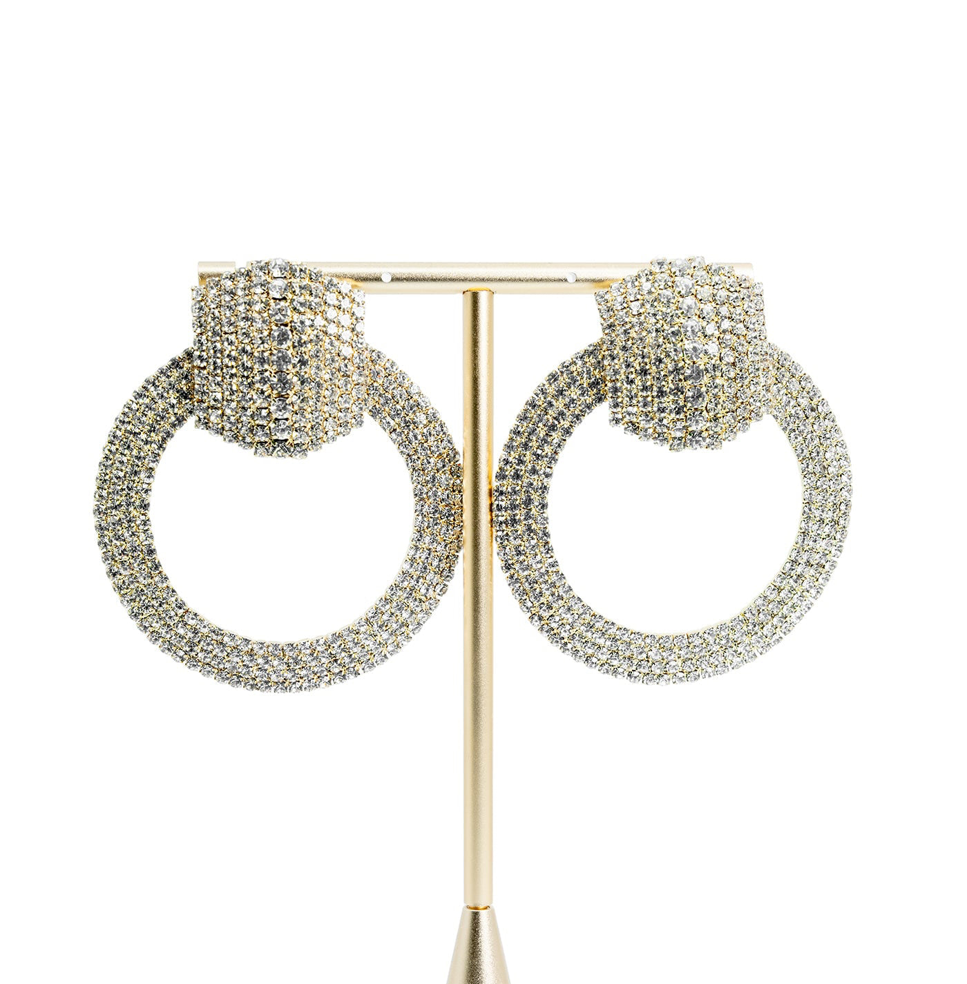 Luxe Pavé Statement Hoops