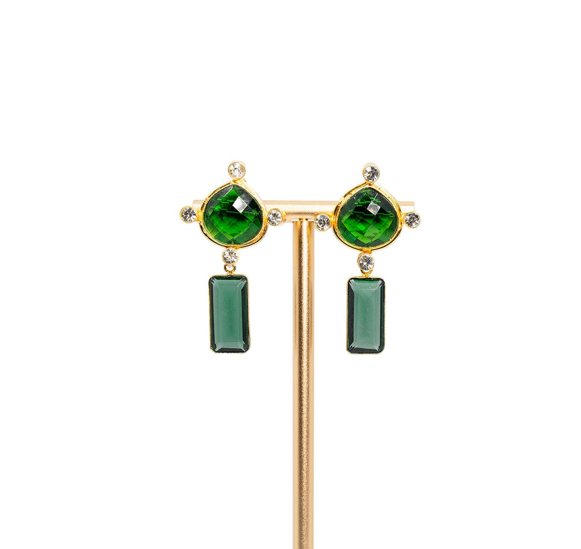Emerald Radiance Earrings