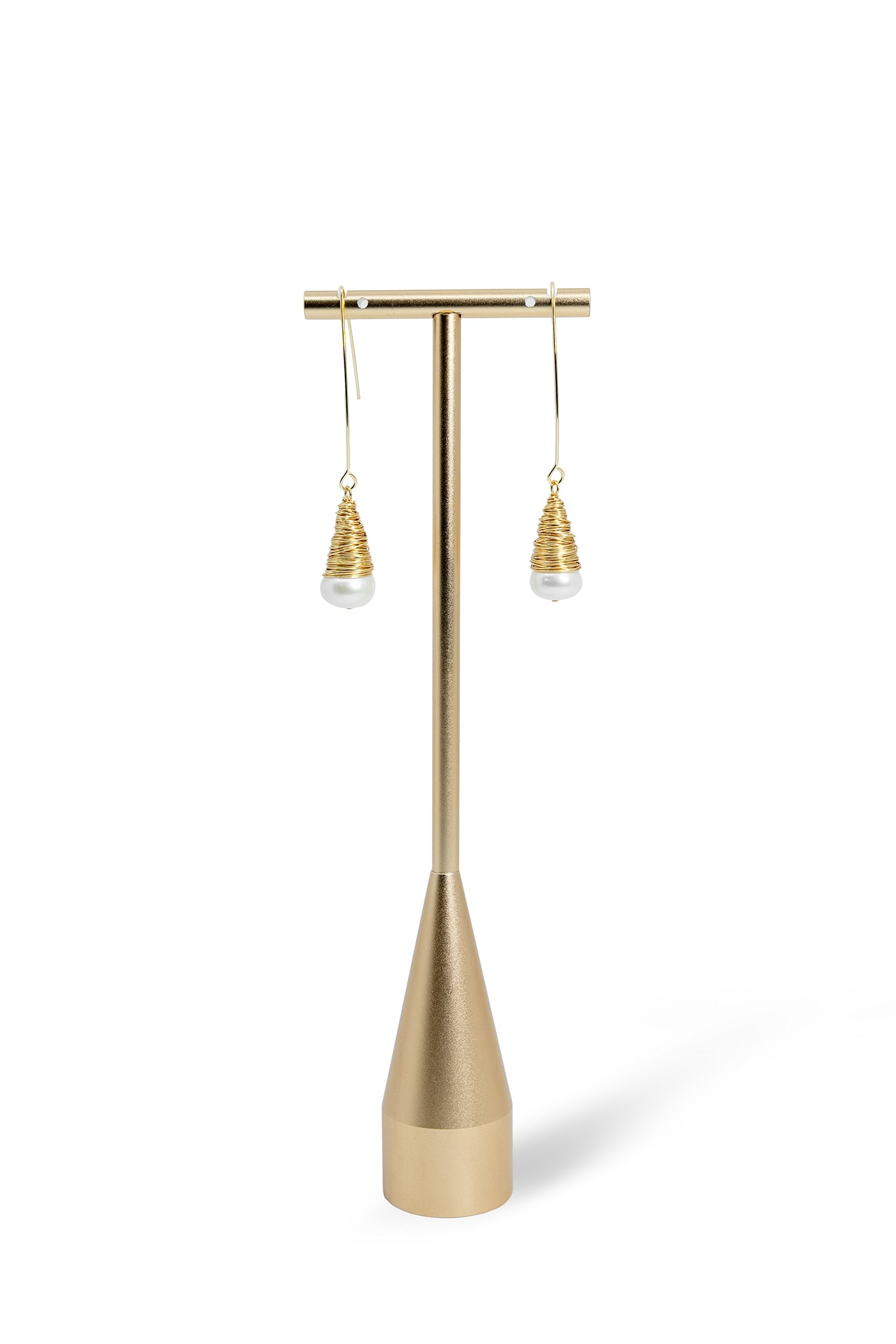 Marina Wrap Pearl Earrings