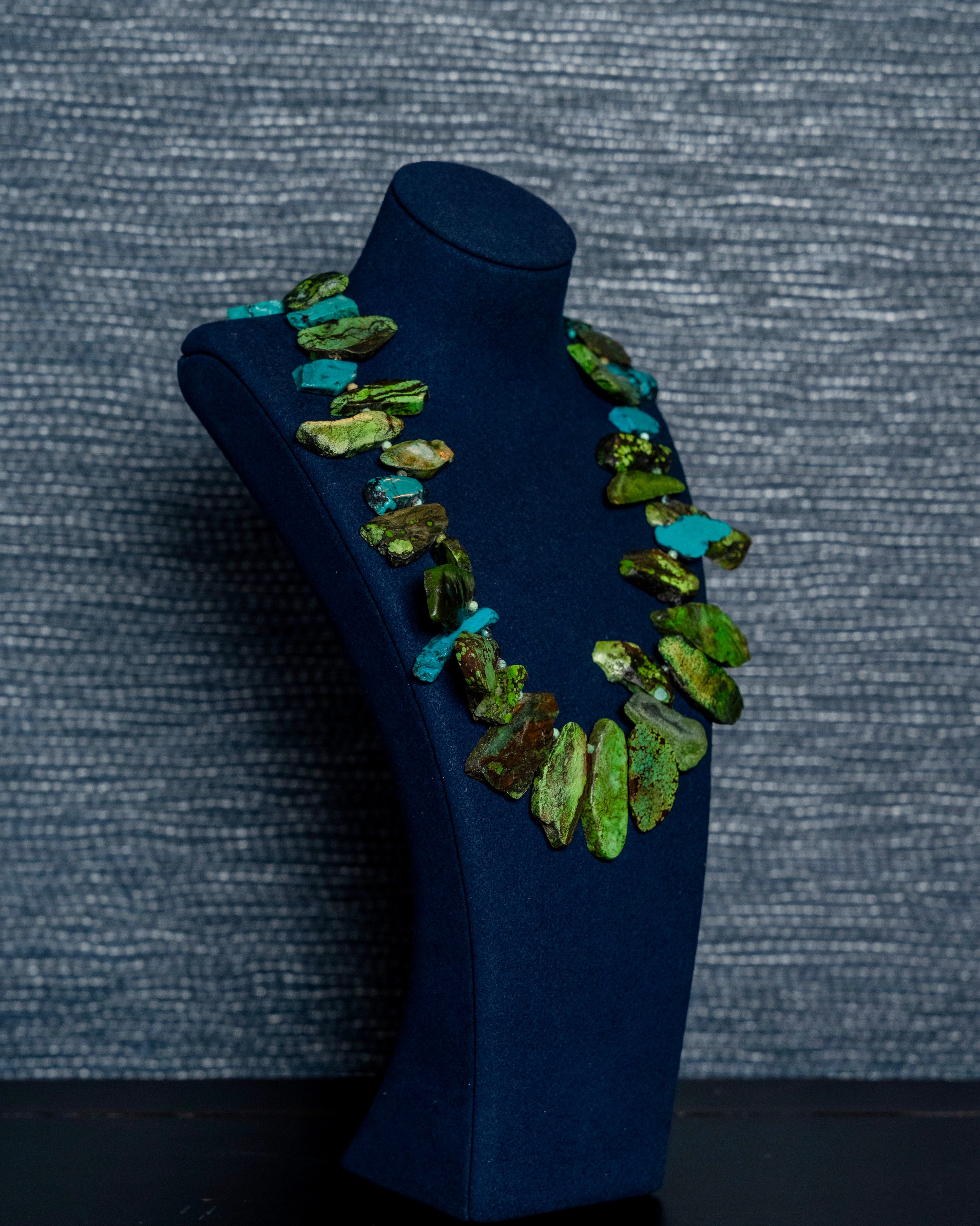 Emerald Coast Turquoise Slab Necklace