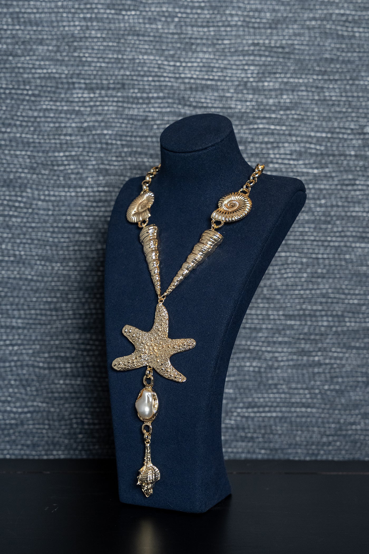 Golden Shore Statement Necklace