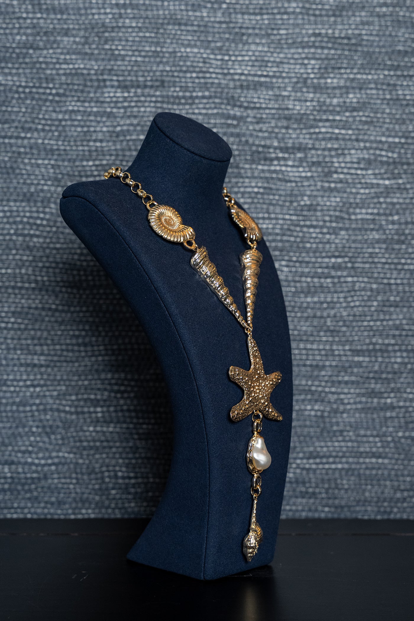 Golden Shore Statement Necklace