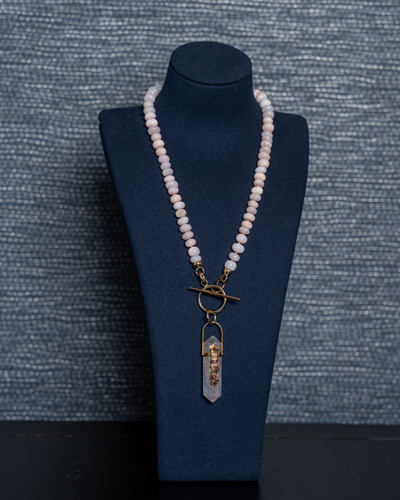 Rose Quartz Chakra Necklace