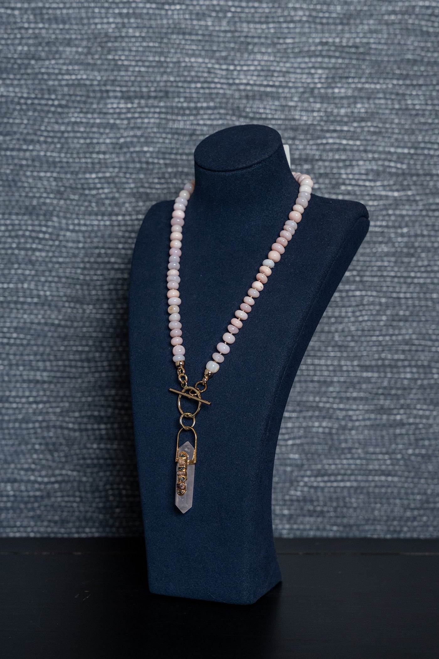 Rose Quartz Chakra Necklace