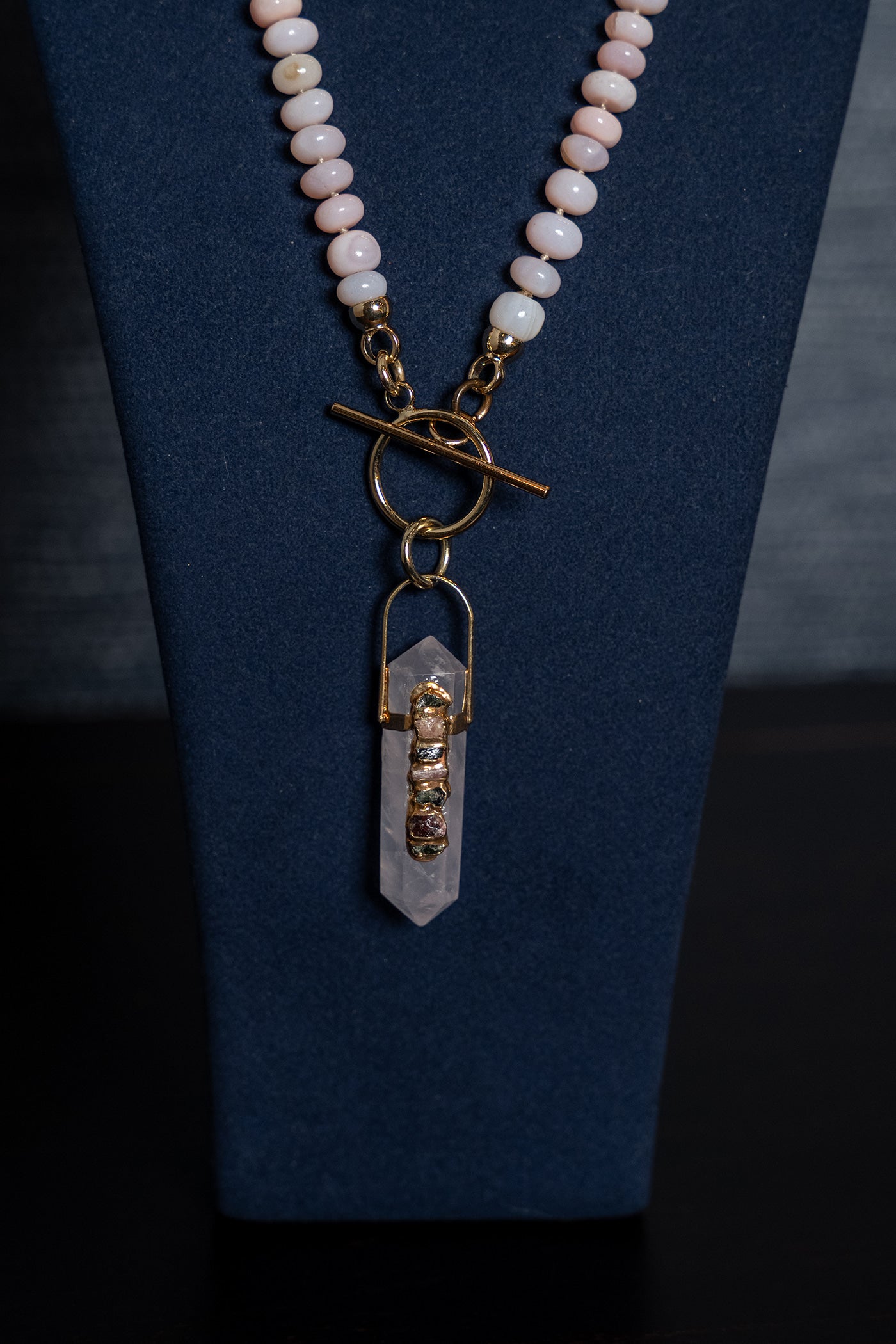 Rose Quartz Chakra Necklace