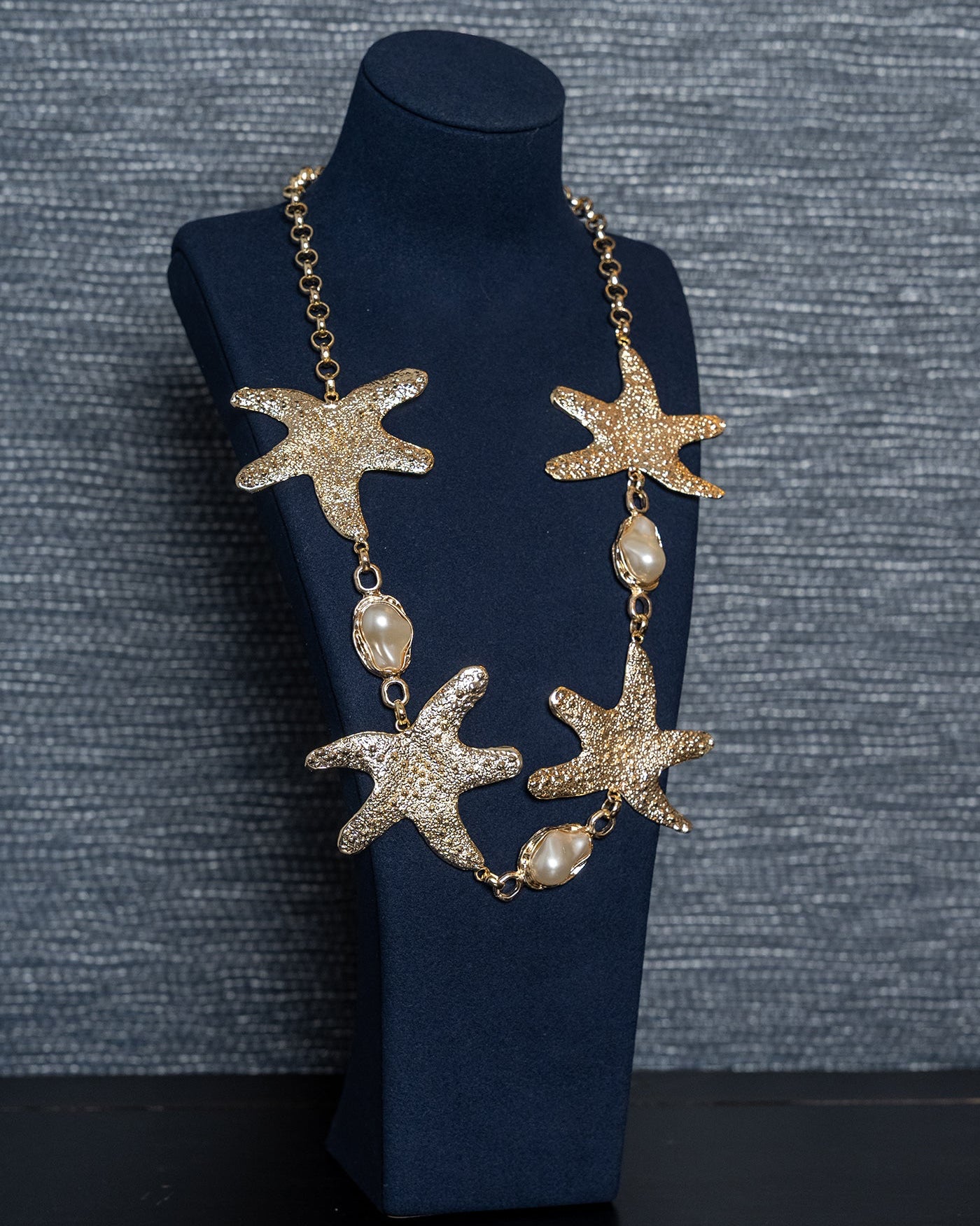 Golden Tide Starfish Necklace