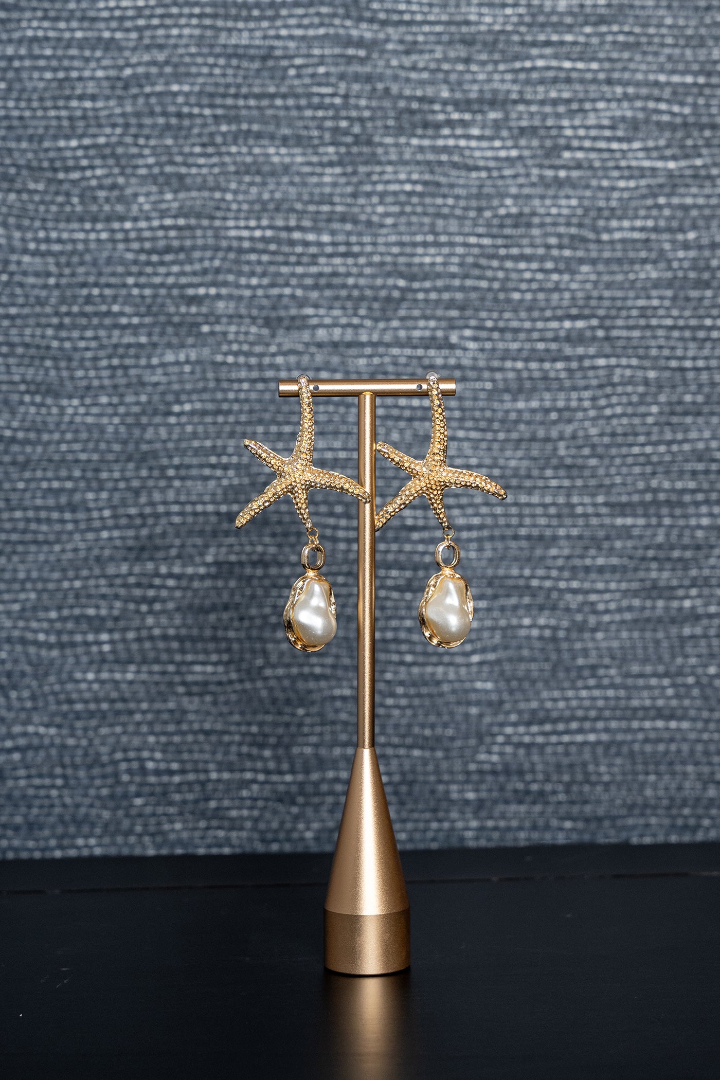 Golden Tide Starfish Earrings